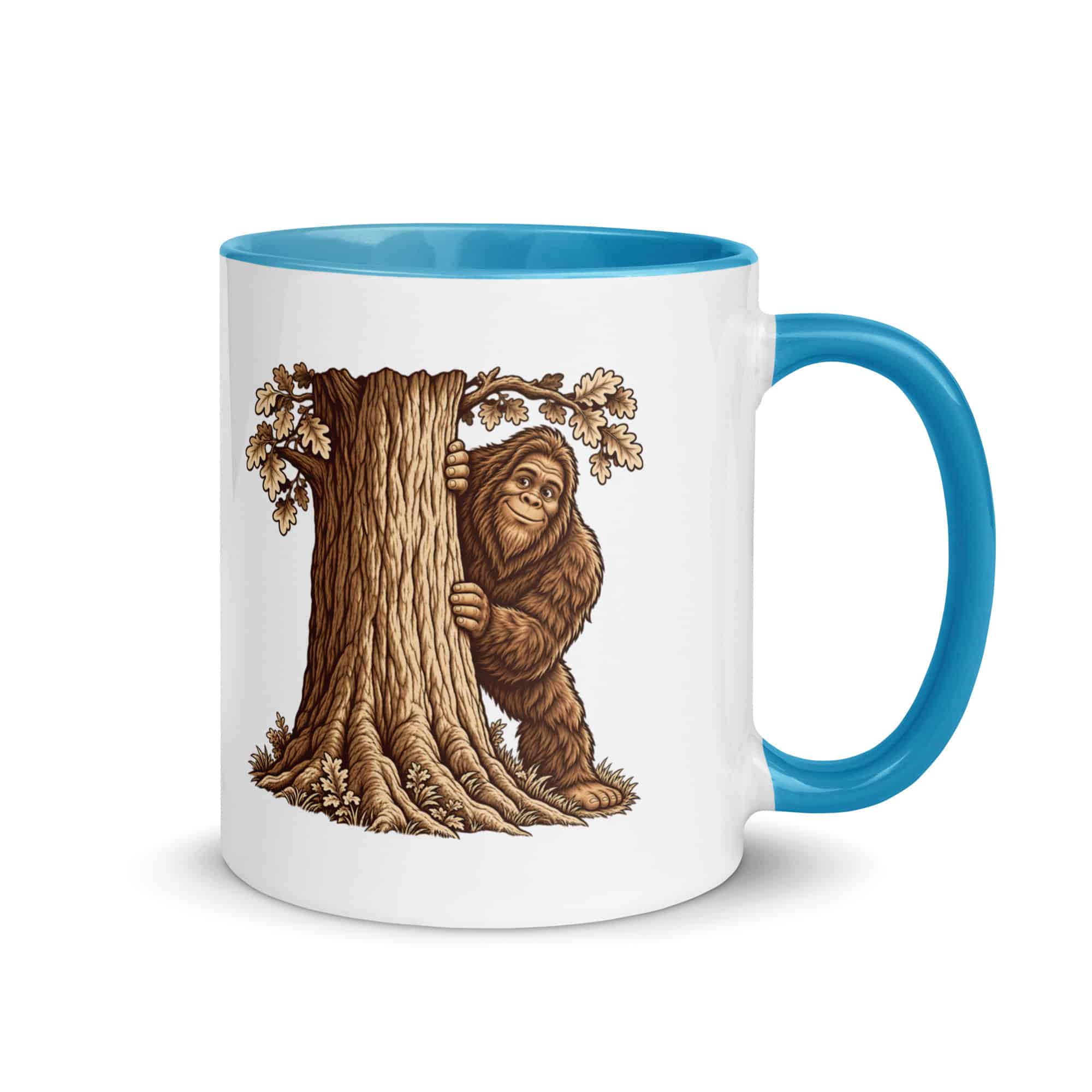Hide and Seek Bigfoot Color Inside Mug