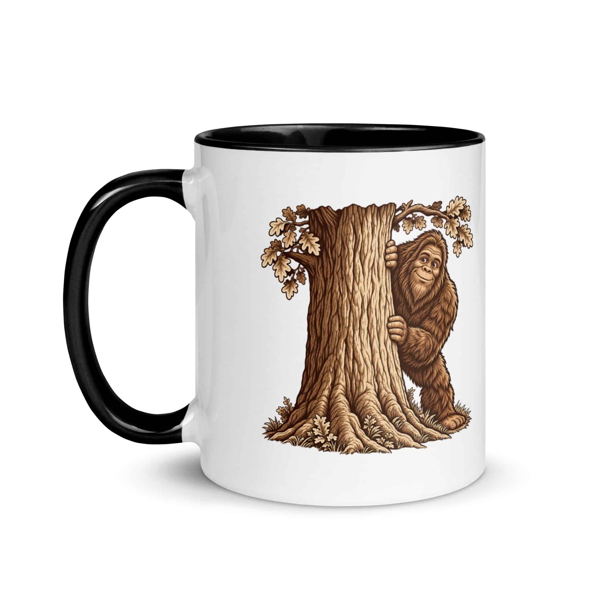 Hide and Seek Bigfoot Color Inside Mug