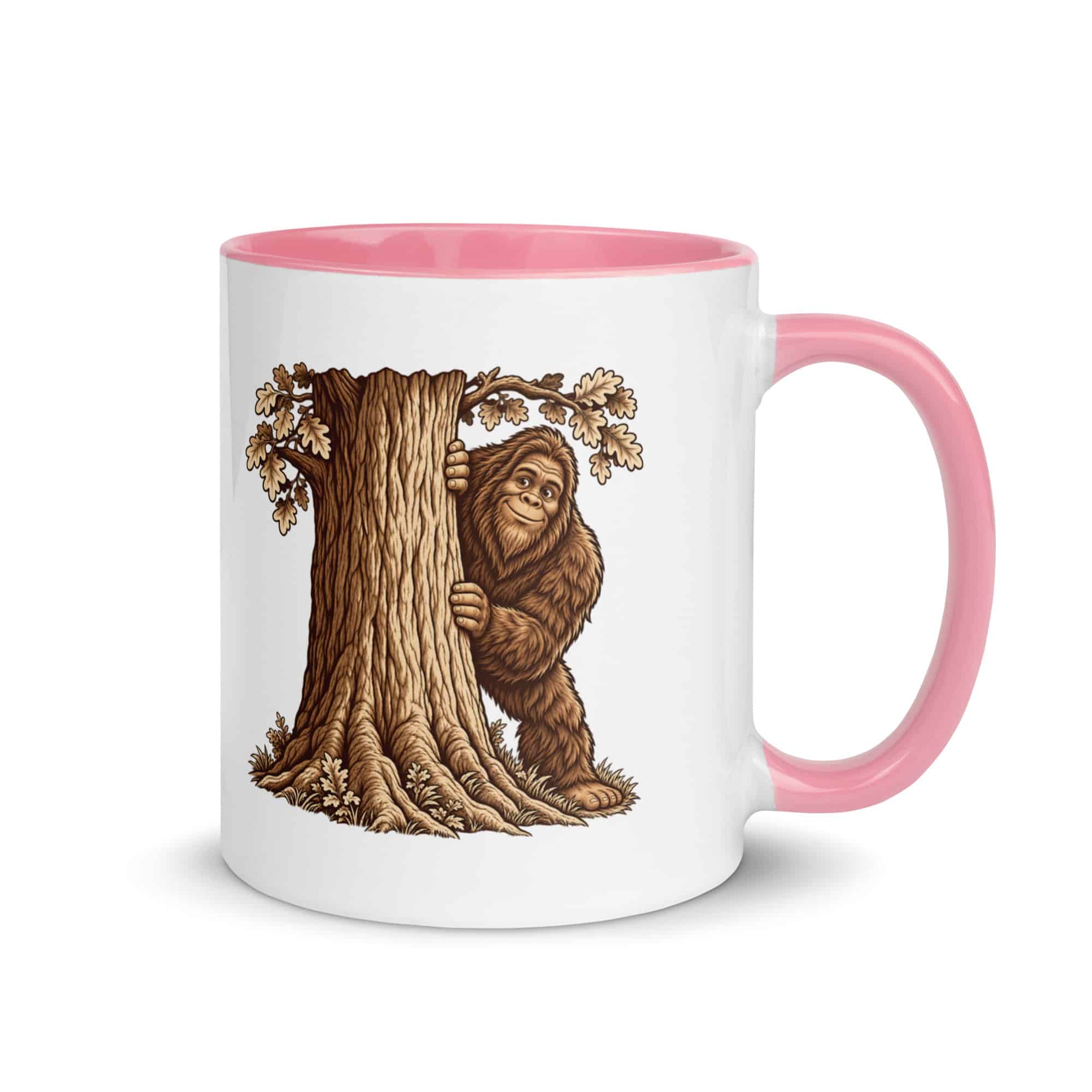 Hide and Seek Bigfoot Color Inside Mug