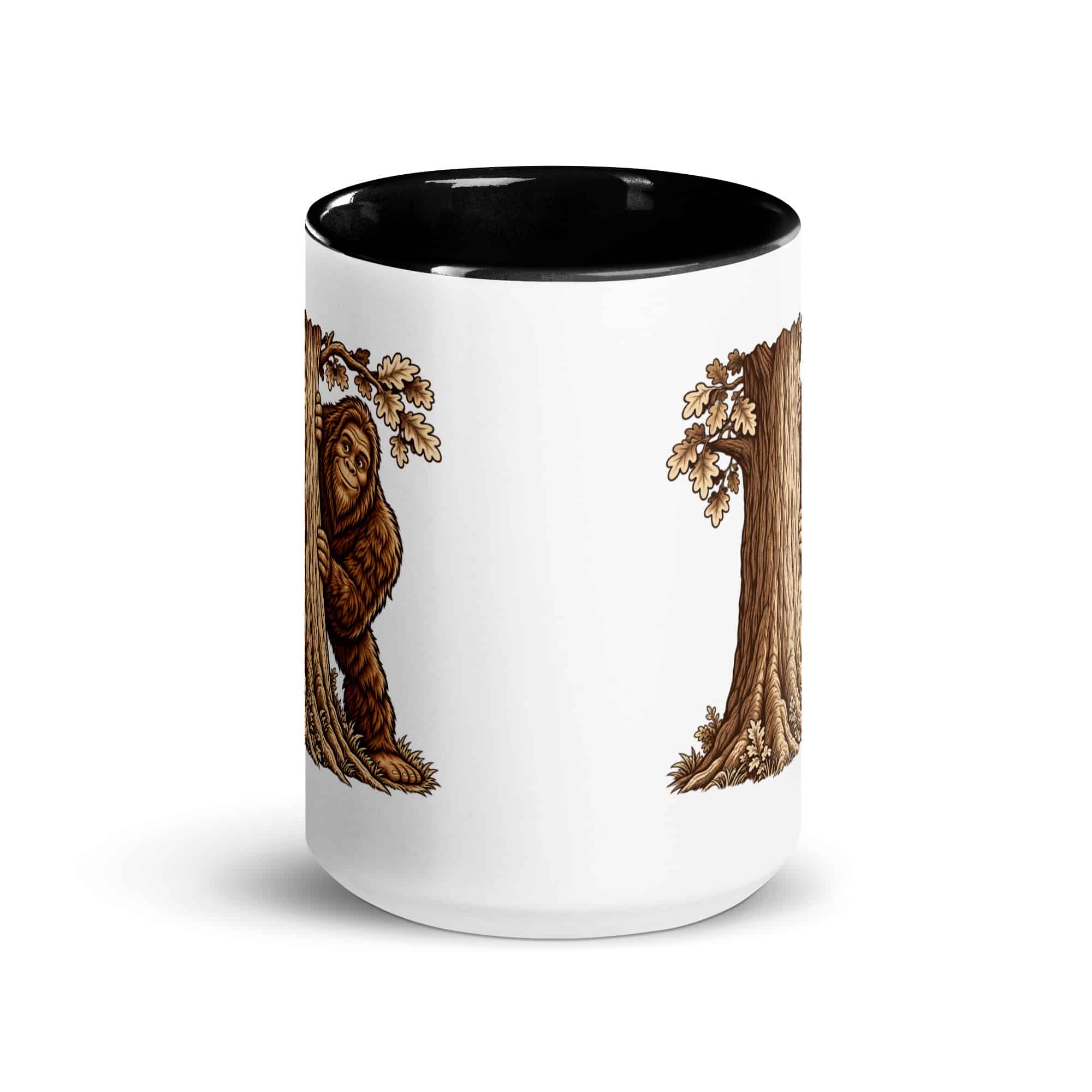 Hide and Seek Bigfoot Color Inside Mug