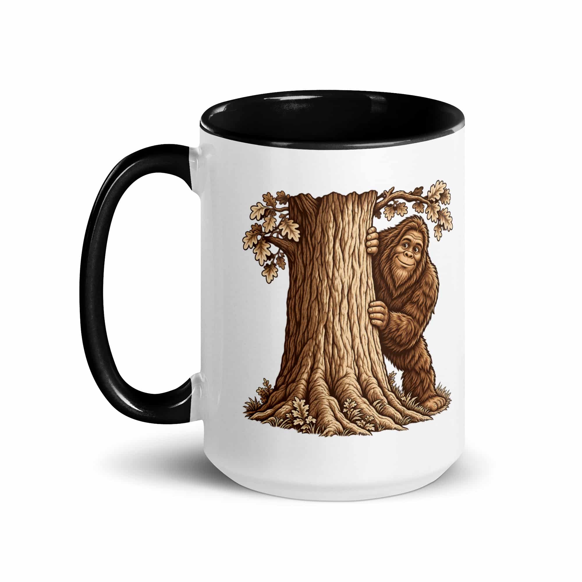 Hide and Seek Bigfoot Color Inside Mug