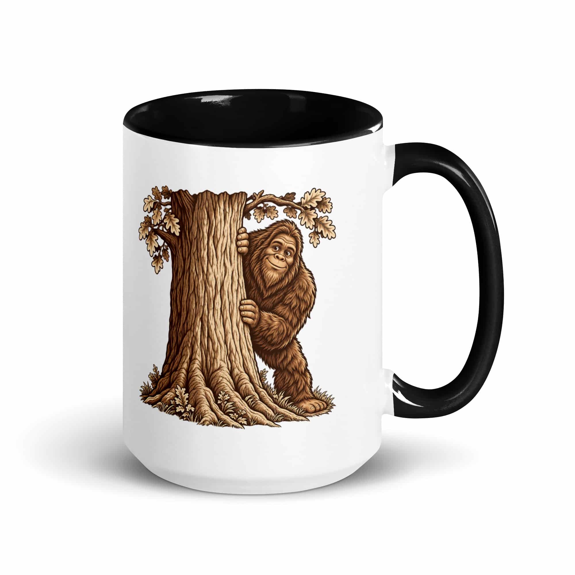 Hide and Seek Bigfoot Color Inside Mug