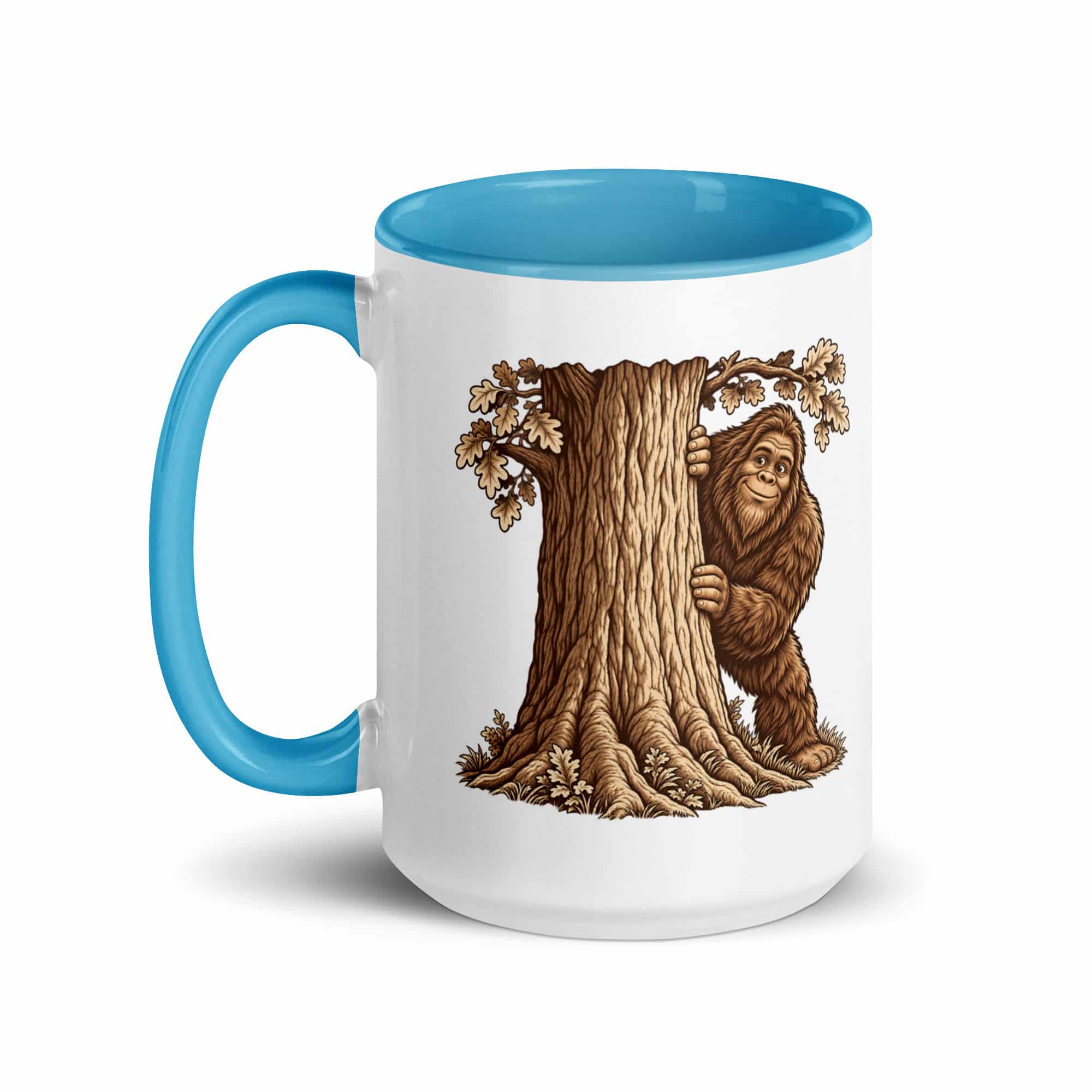 Hide and Seek Bigfoot Color Inside Mug