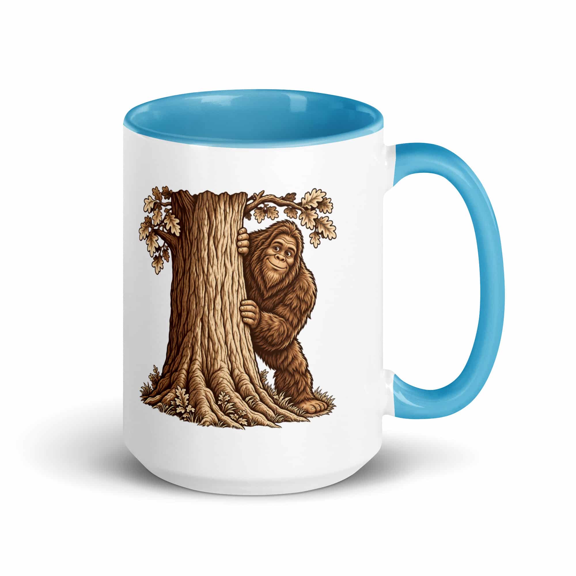Hide and Seek Bigfoot Color Inside Mug