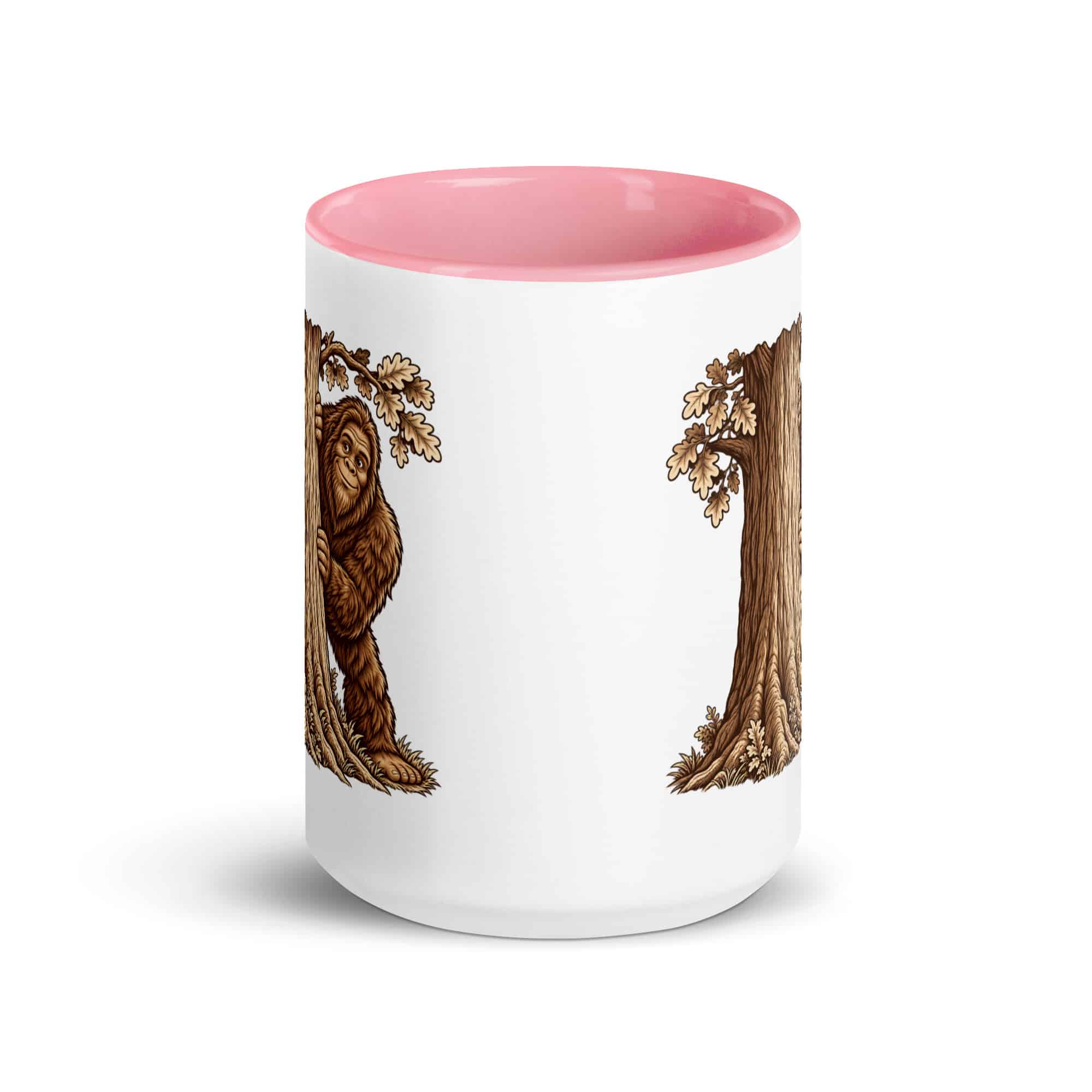 Hide and Seek Bigfoot Color Inside Mug