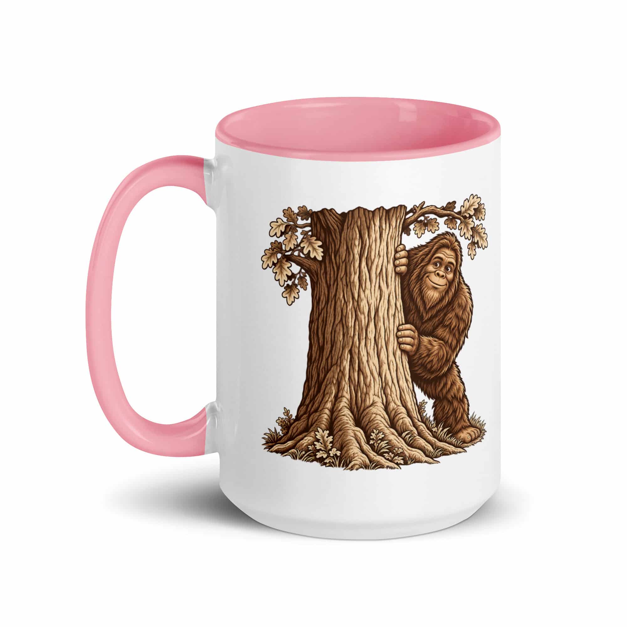 Hide and Seek Bigfoot Color Inside Mug