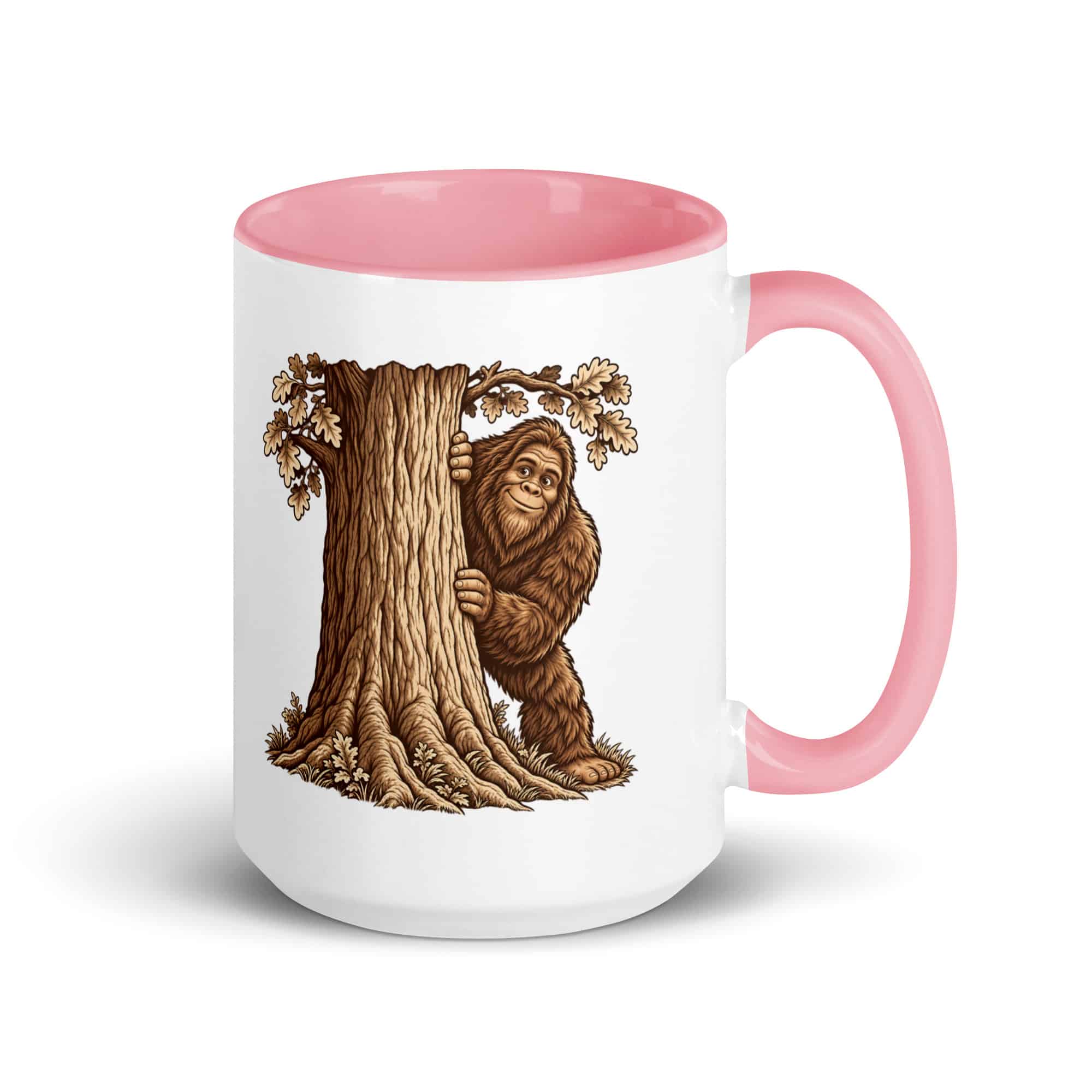 Hide and Seek Bigfoot Color Inside Mug