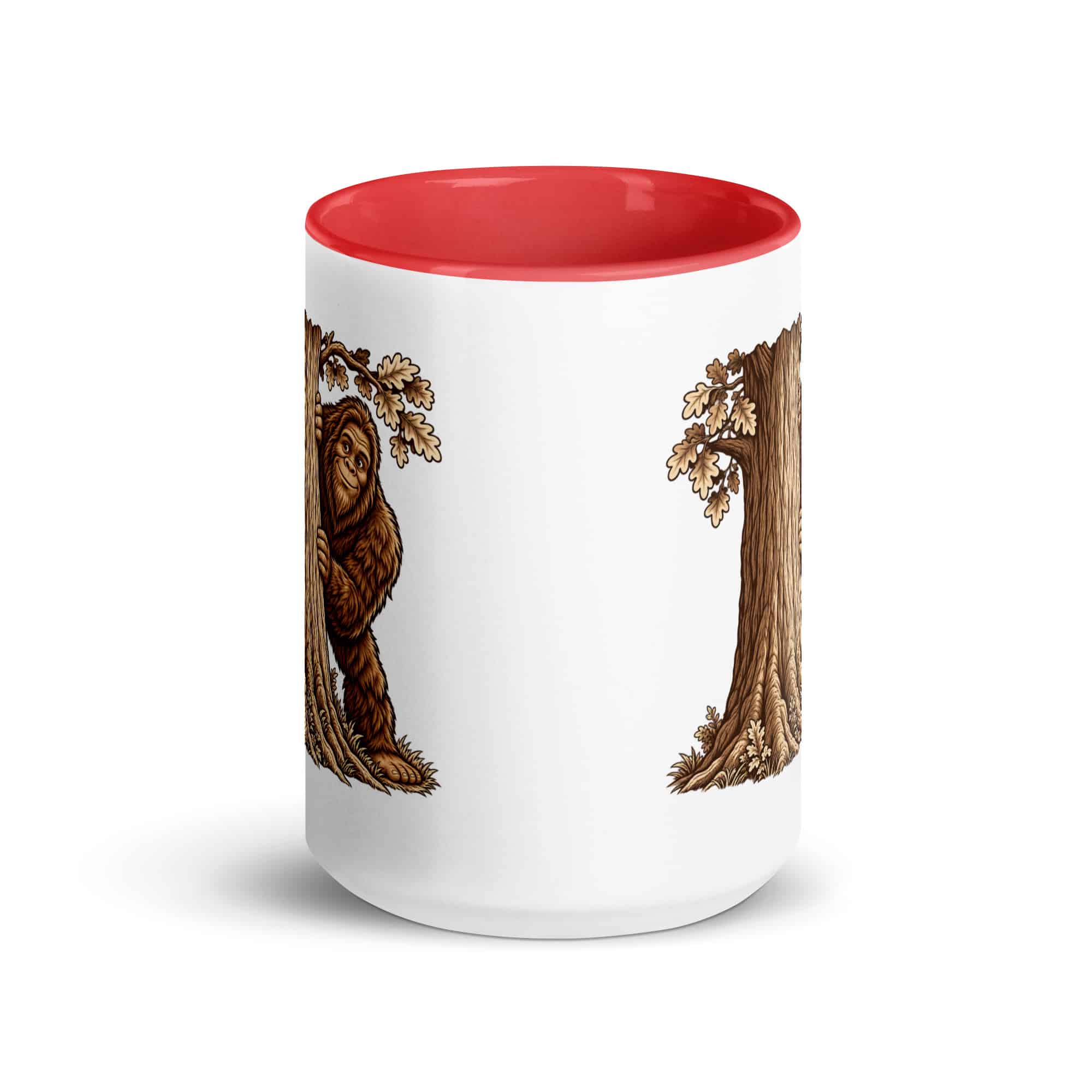 Hide and Seek Bigfoot Color Inside Mug