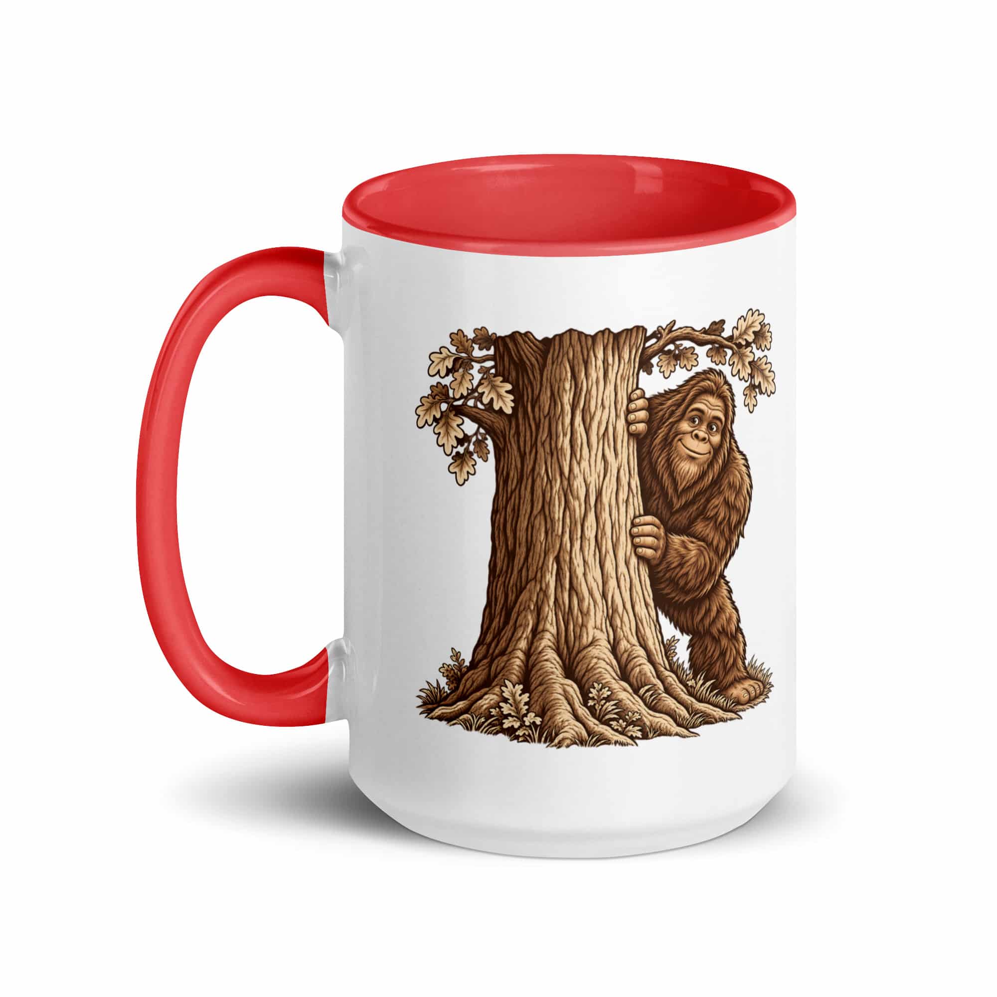 Hide and Seek Bigfoot Color Inside Mug