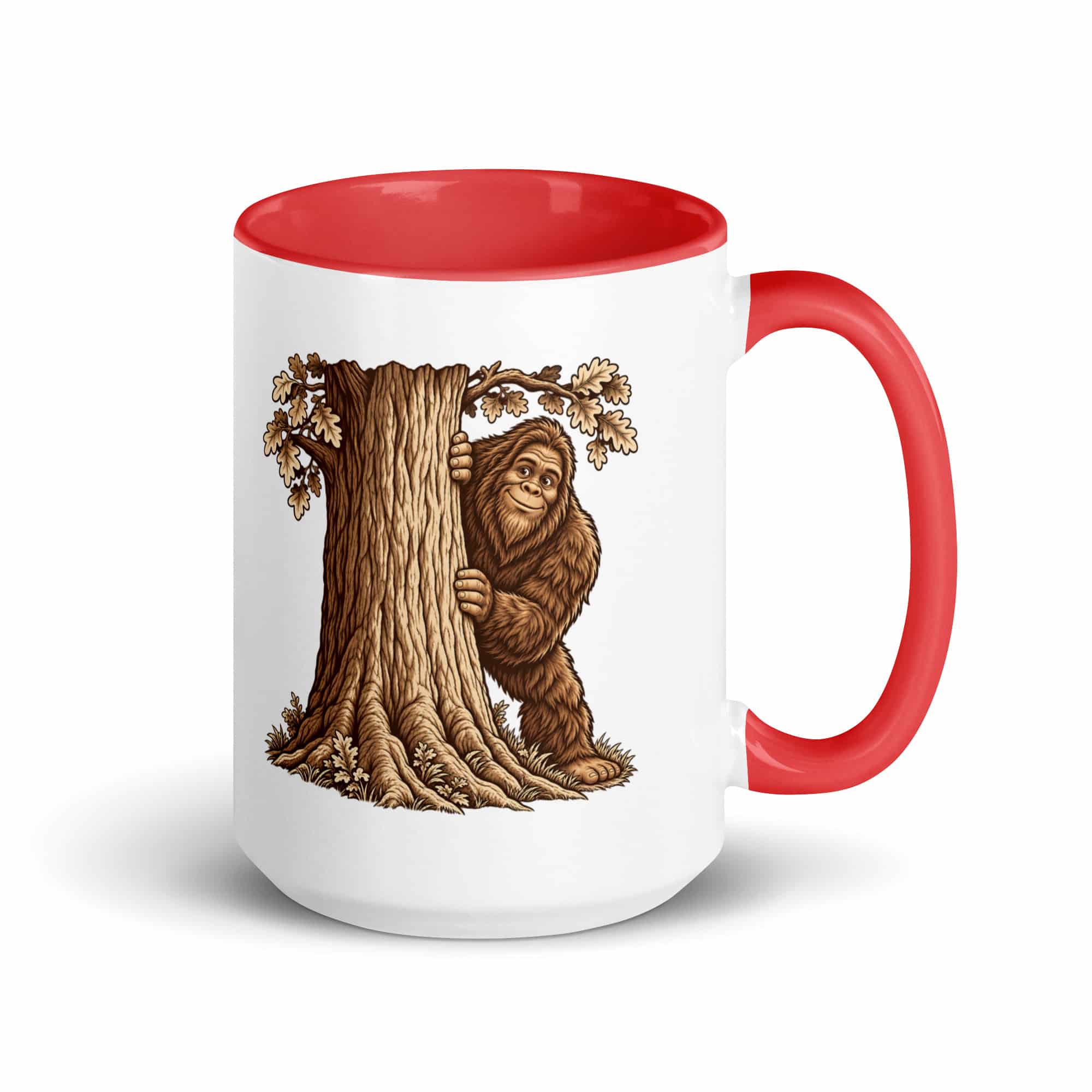 Hide and Seek Bigfoot Color Inside Mug