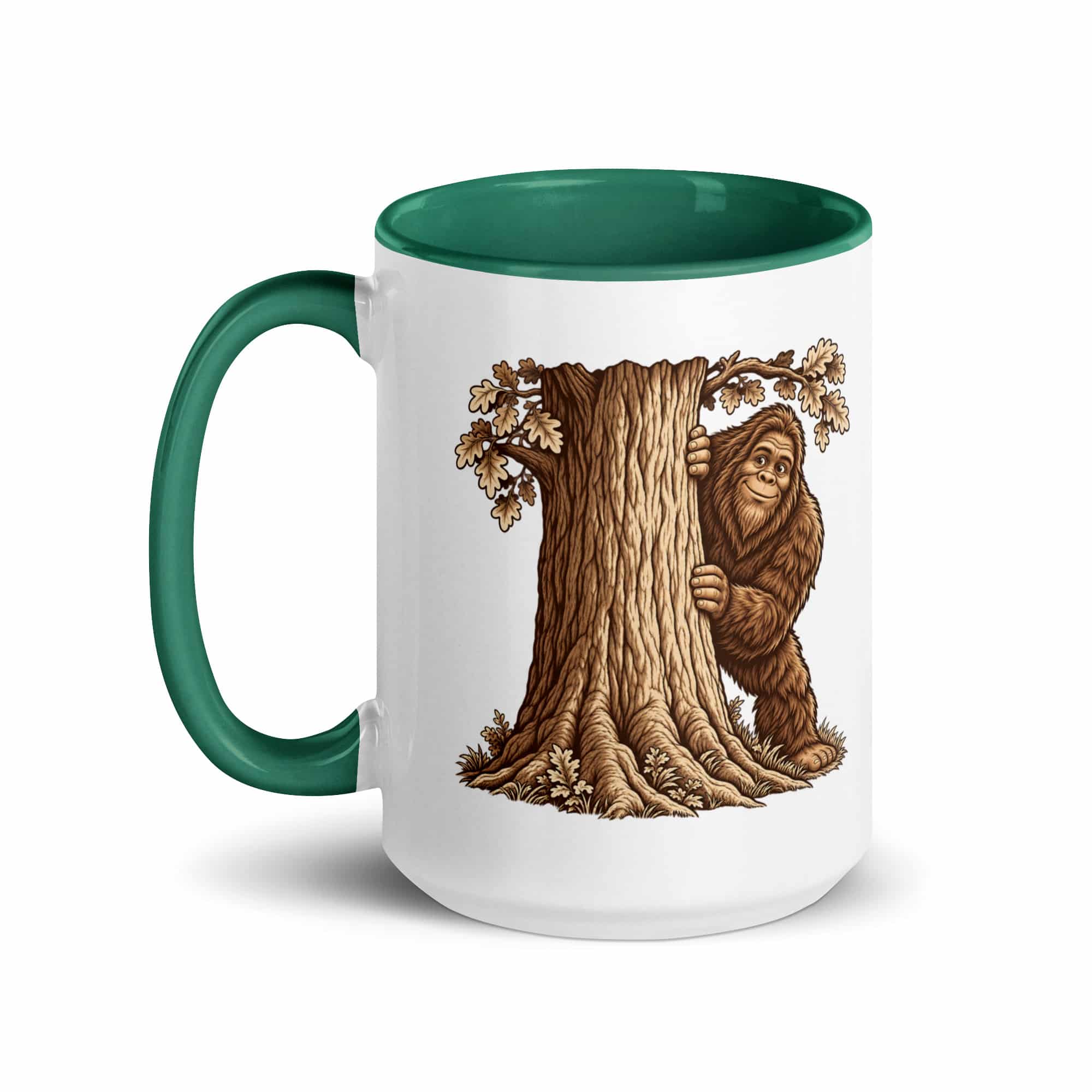 Hide and Seek Bigfoot Color Inside Mug