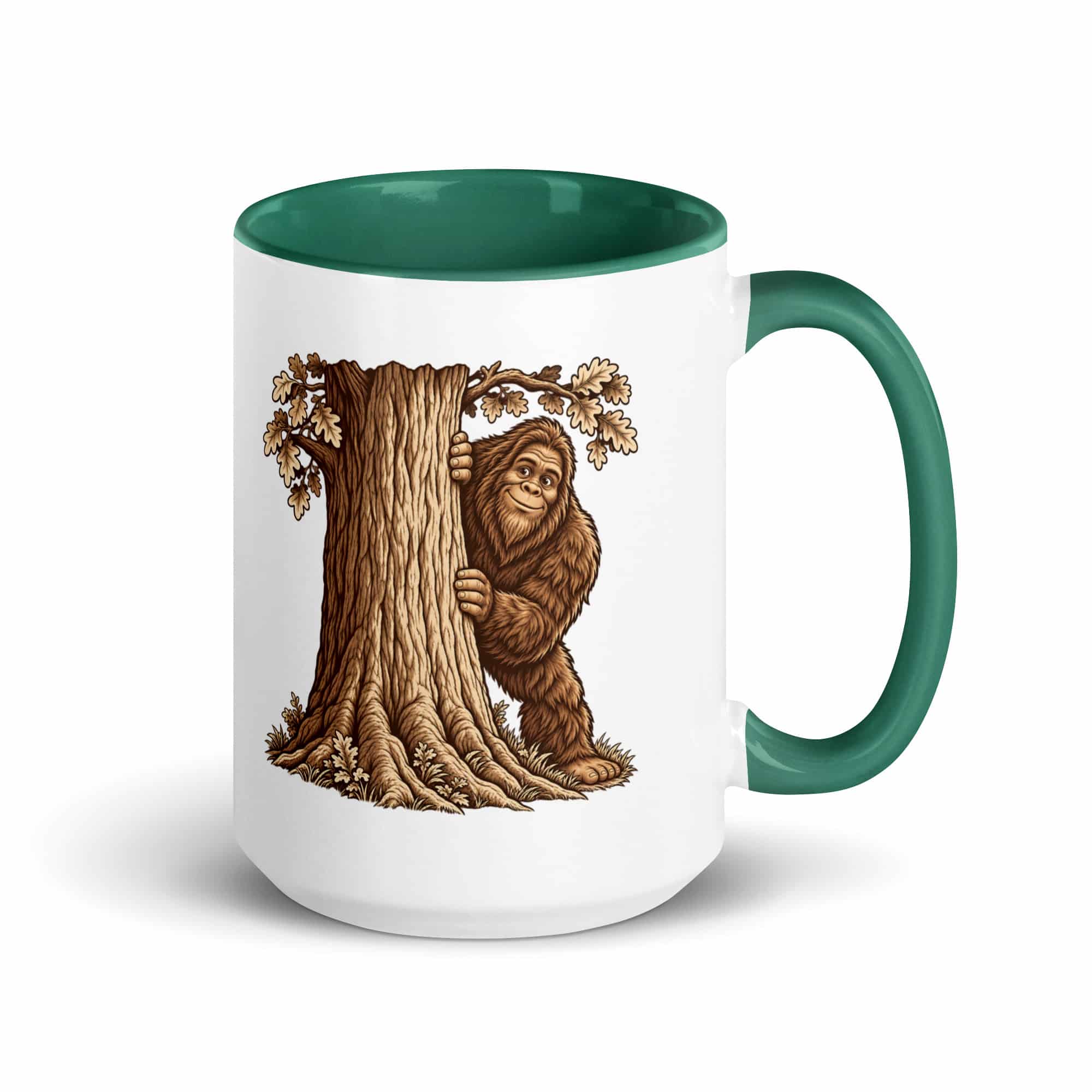 Hide and Seek Bigfoot Color Inside Mug