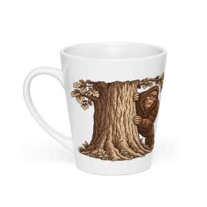 20 Bigfoot Hide Seek Latte Mug - 12 oz - Main