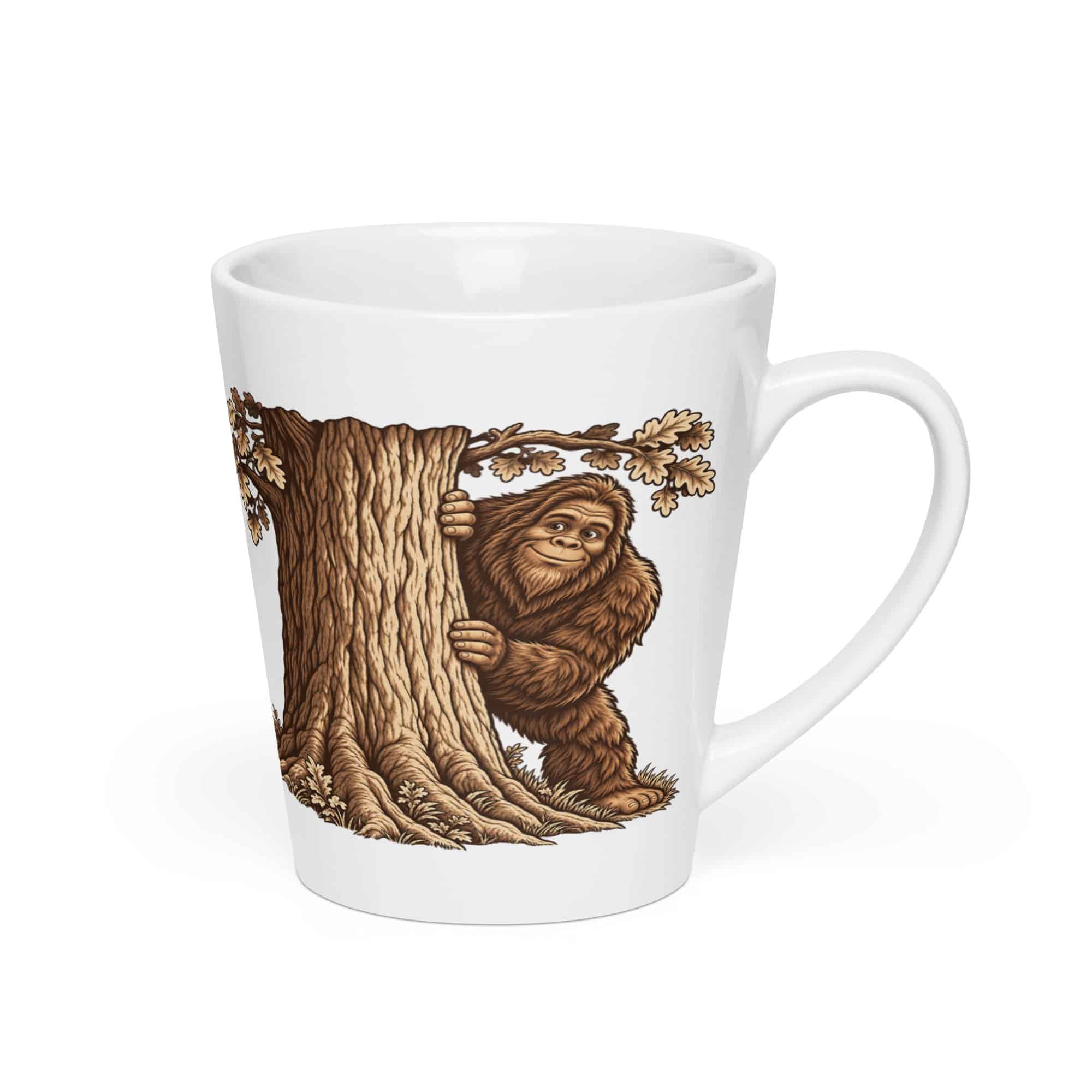 Bigfoot Hide and Seek Latte Mug