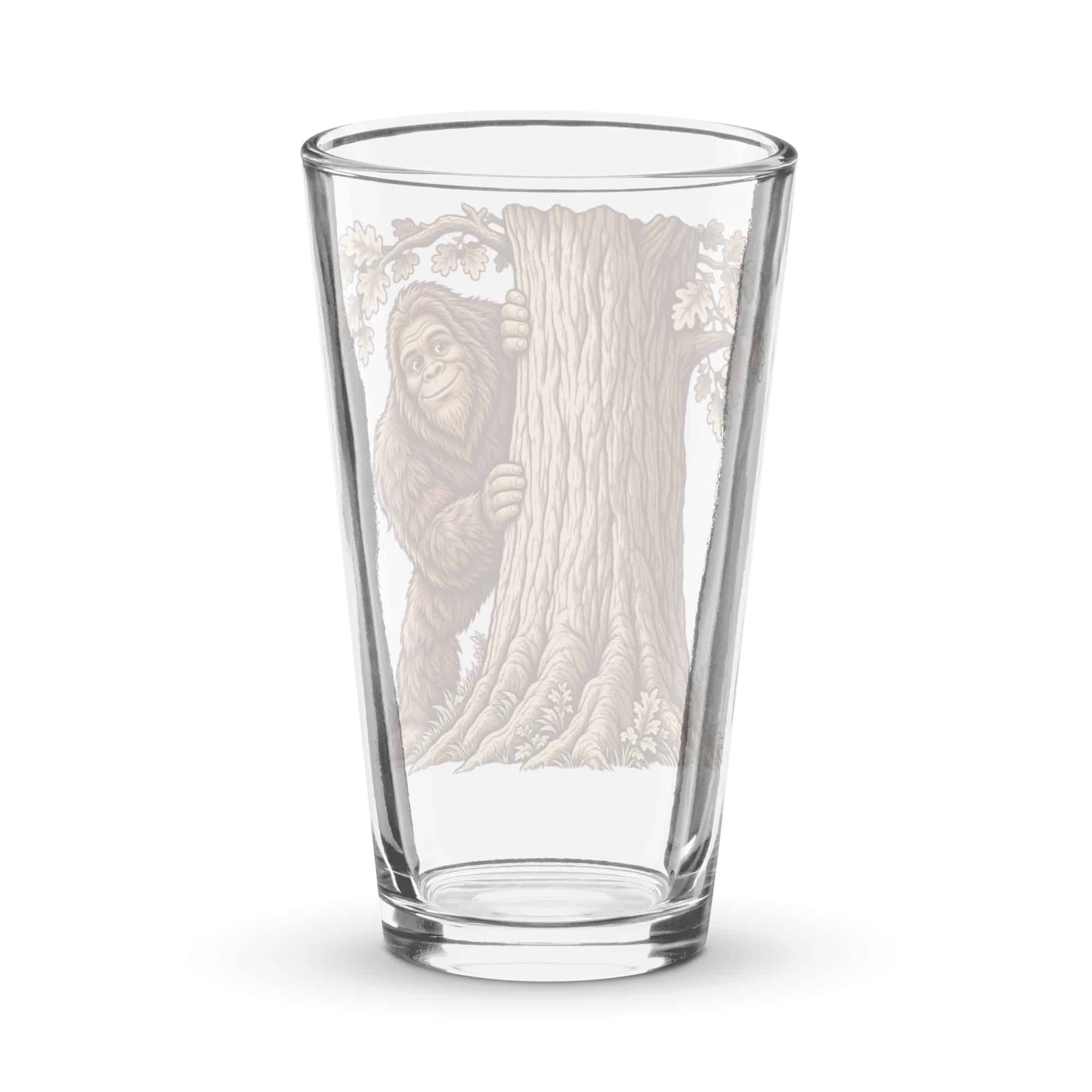 Hide and Seek Bigfoot Pint Glass