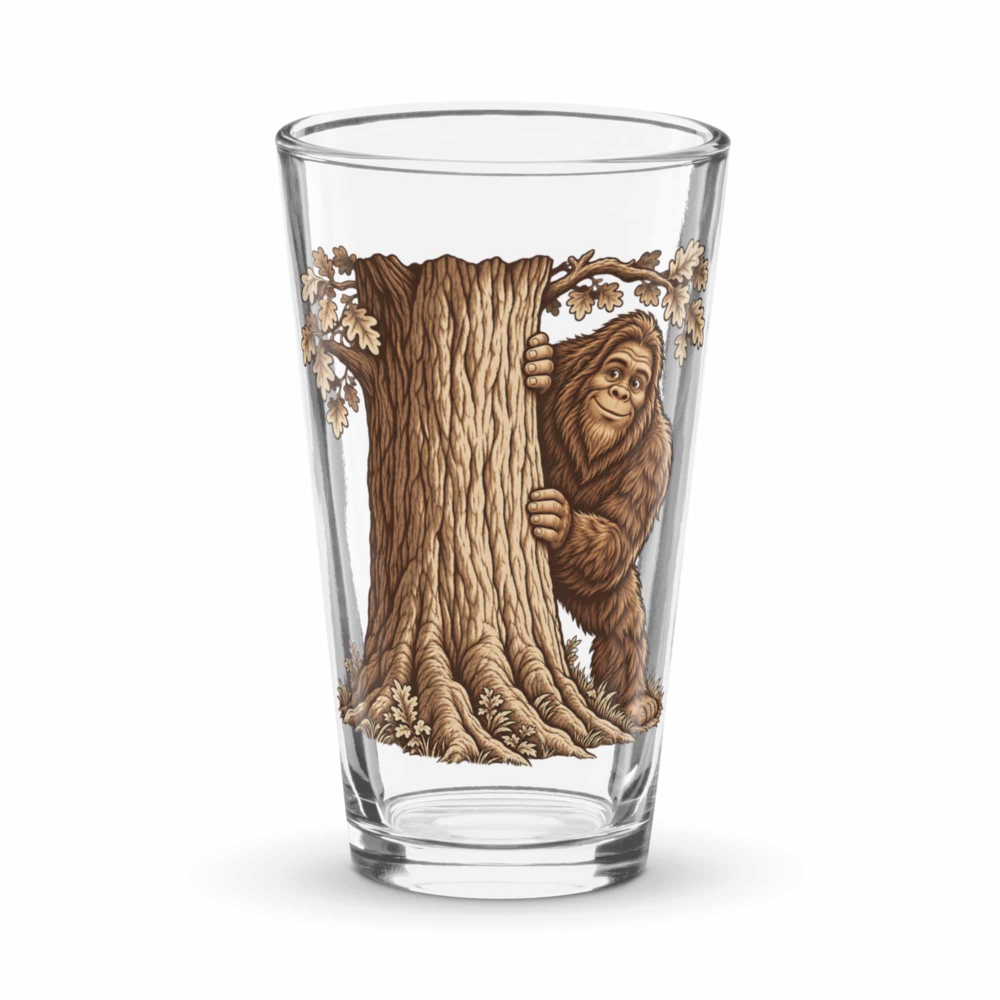 Hide and Seek Bigfoot Pint Glass