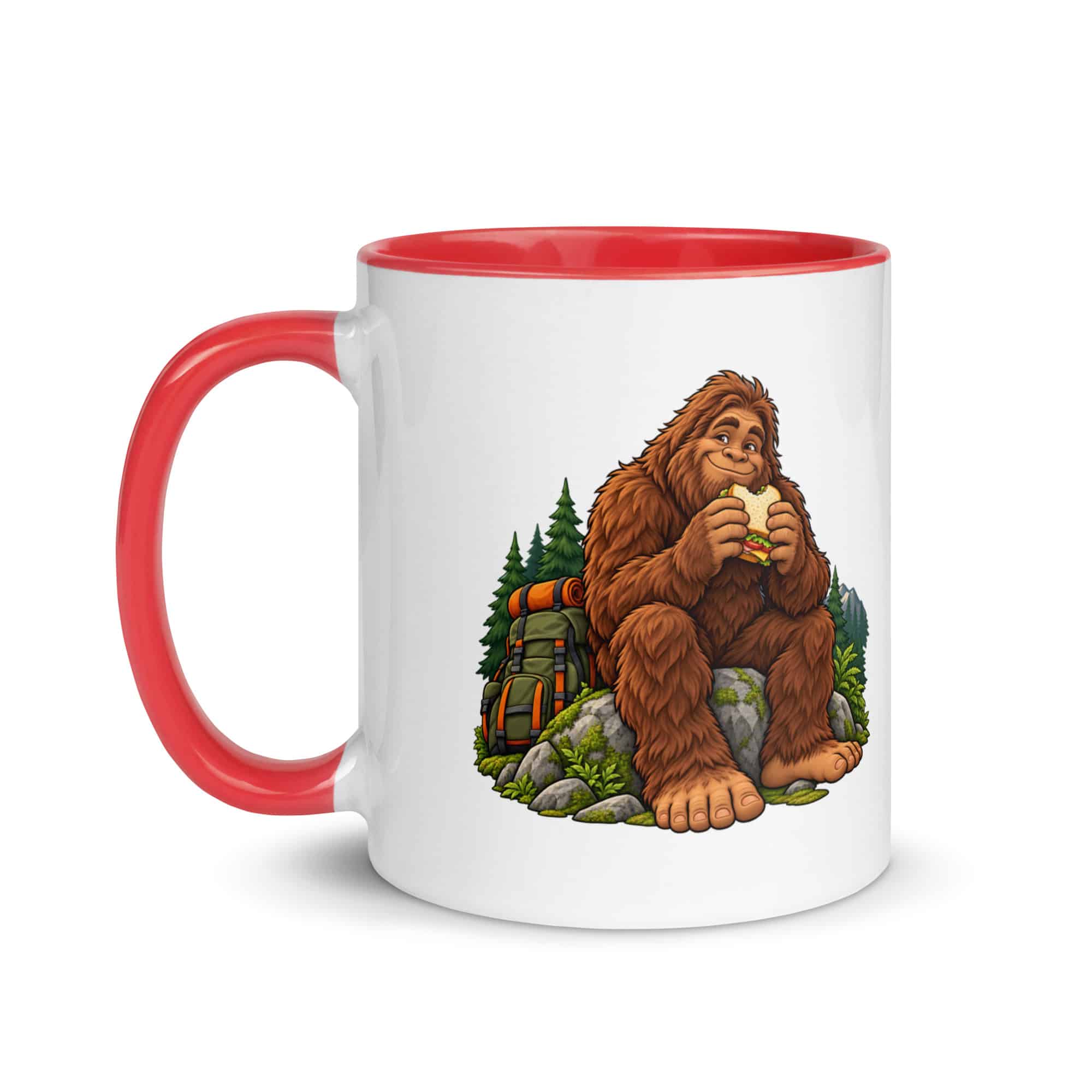 Snack Break Bigfoot Color Inside Mug