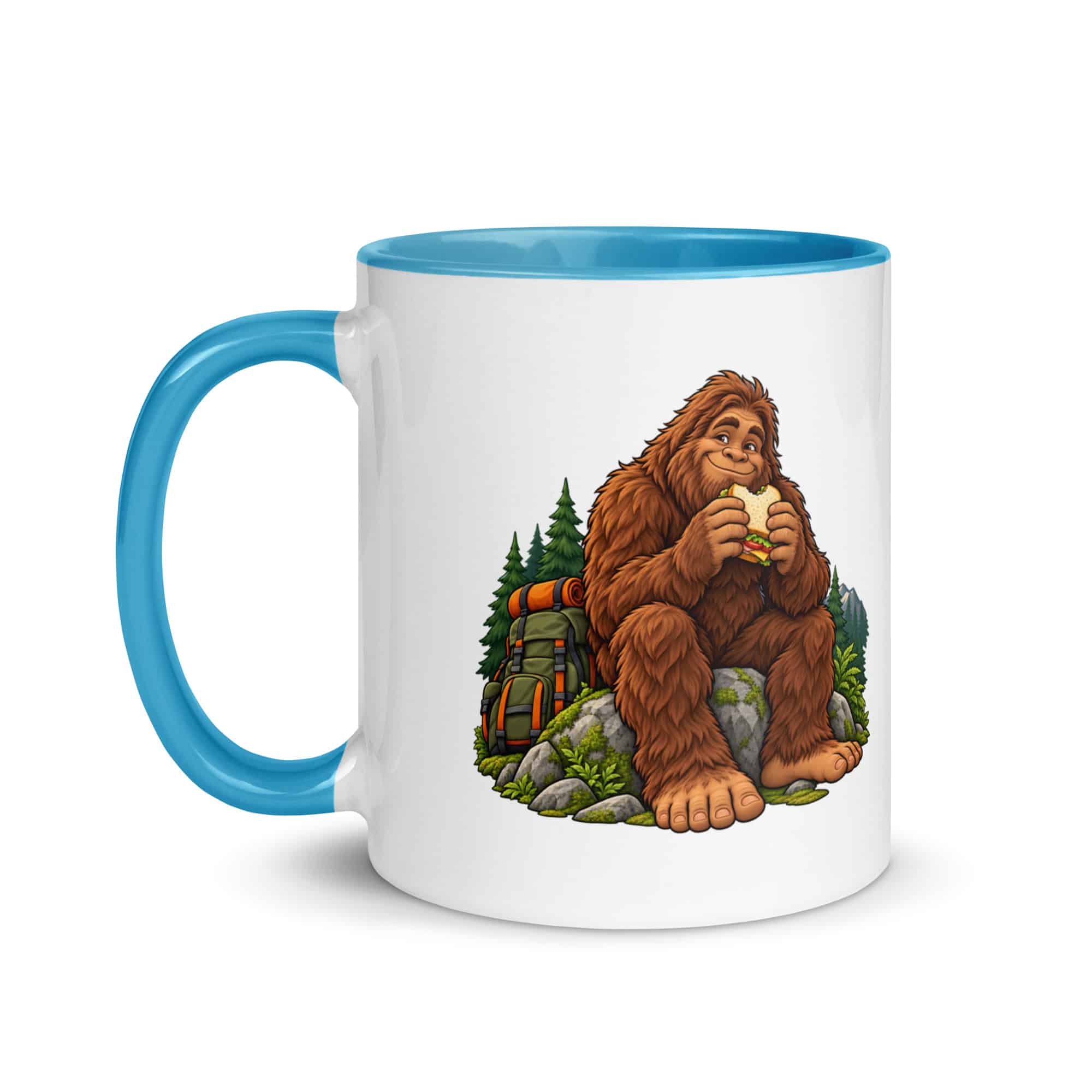 Snack Break Bigfoot Color Inside Mug
