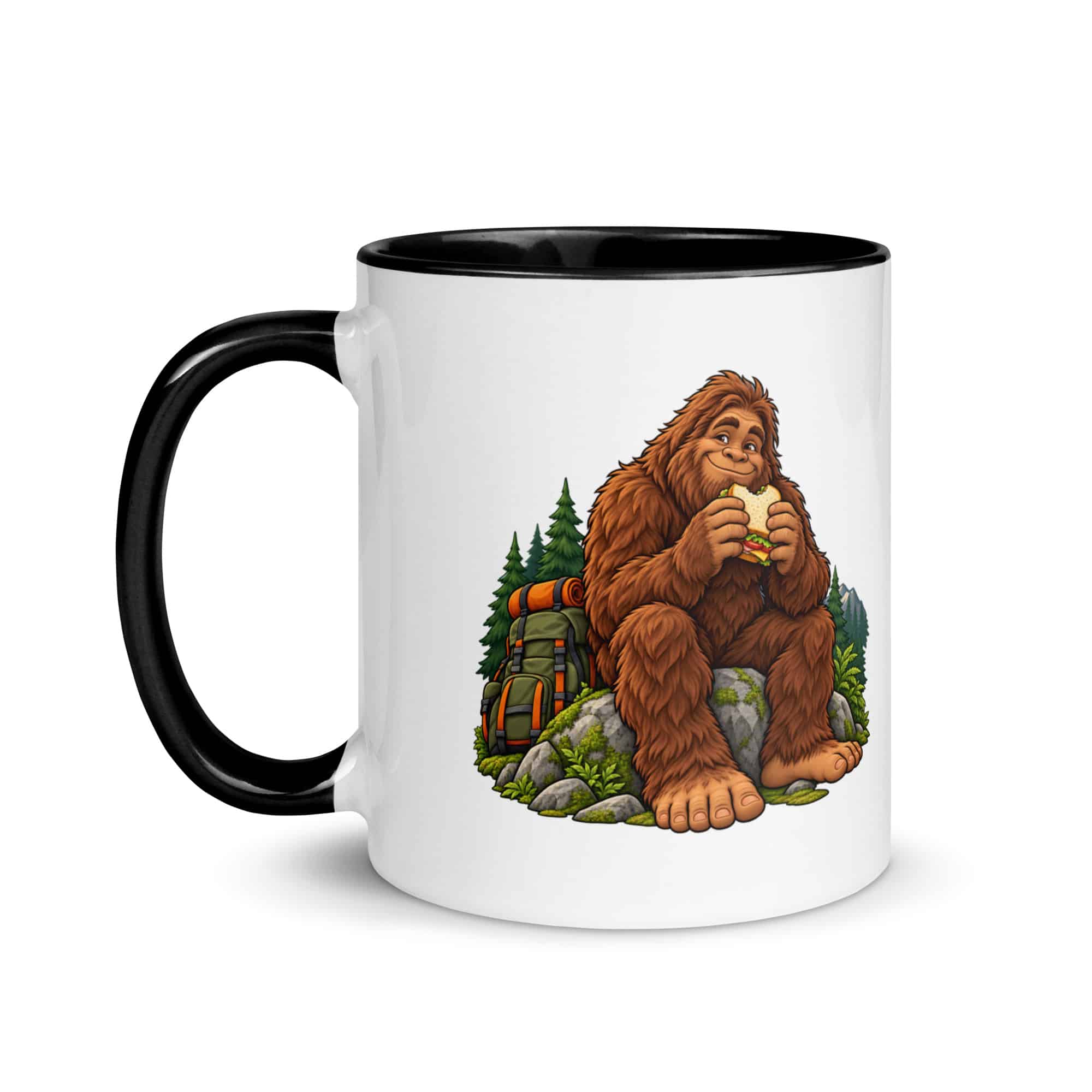 Snack Break Bigfoot Color Inside Mug