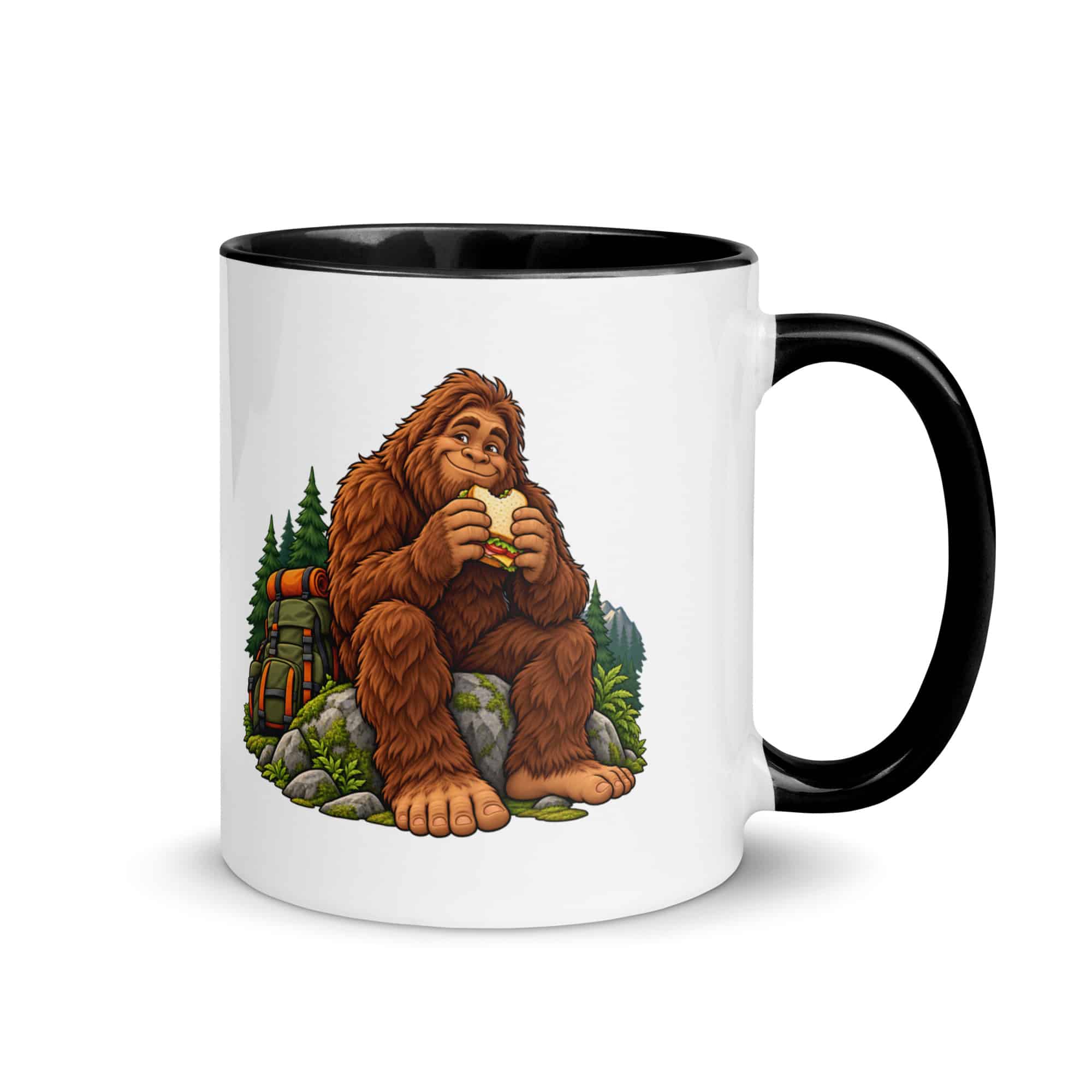Snack Break Bigfoot Color Inside Mug