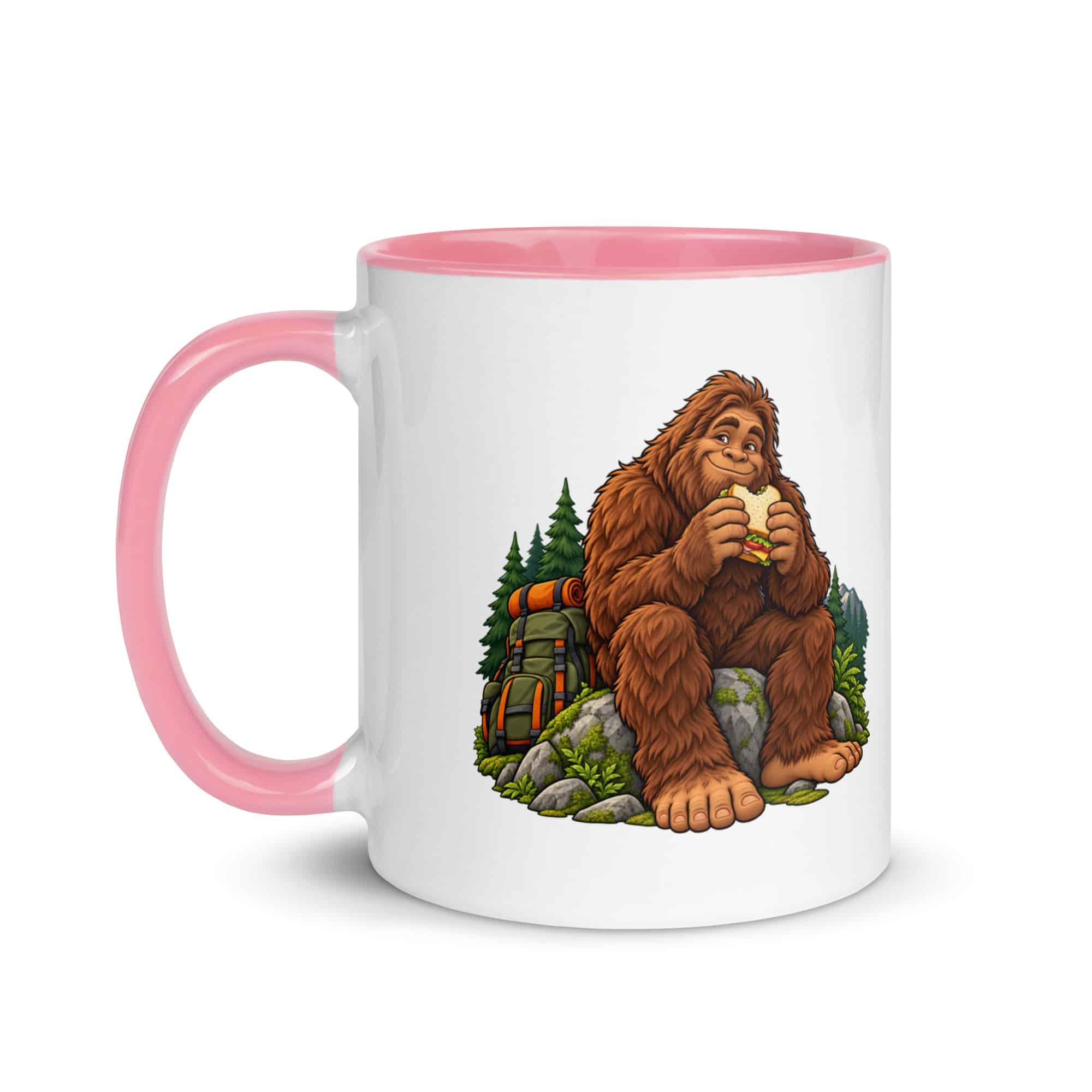 Snack Break Bigfoot Color Inside Mug