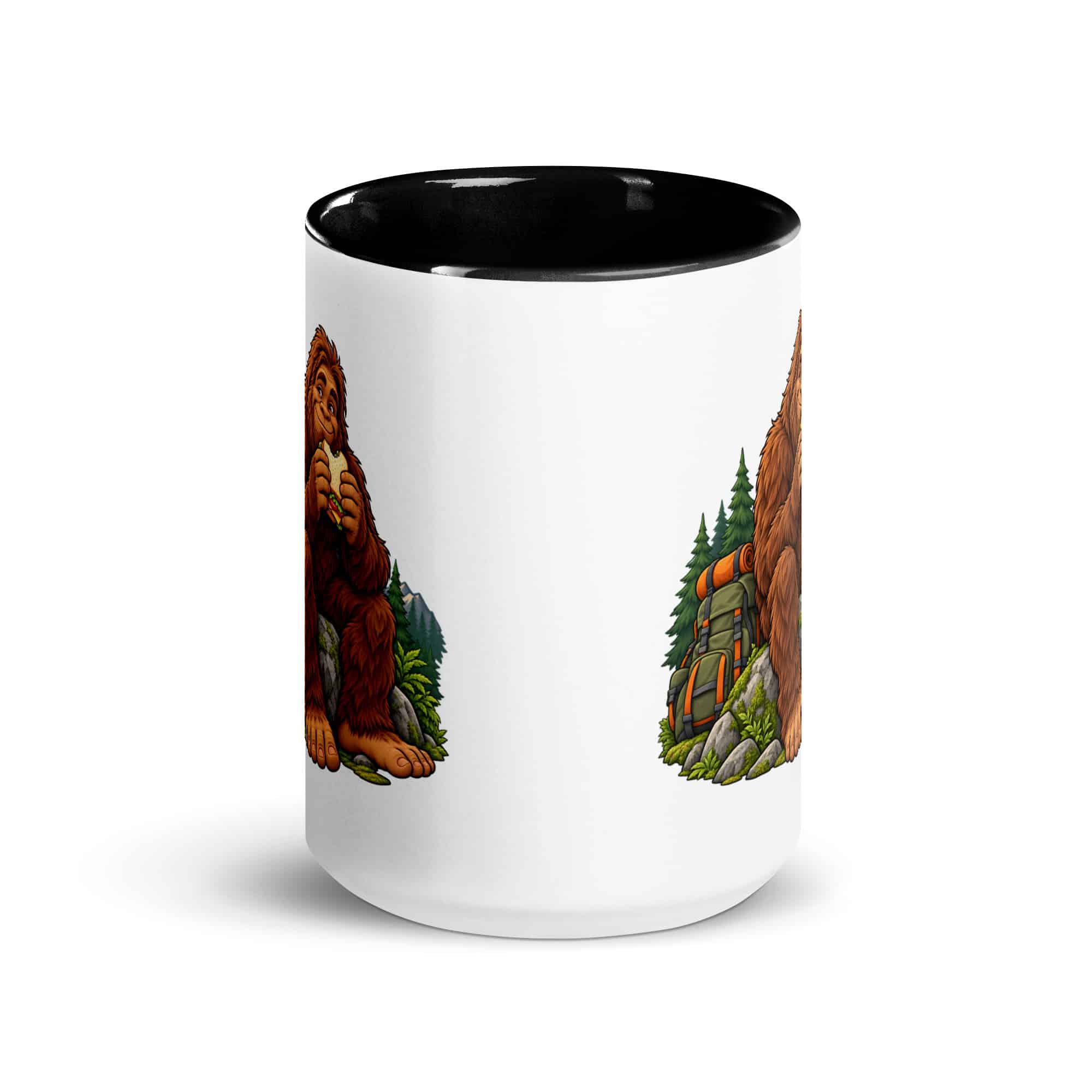 Snack Break Bigfoot Color Inside Mug