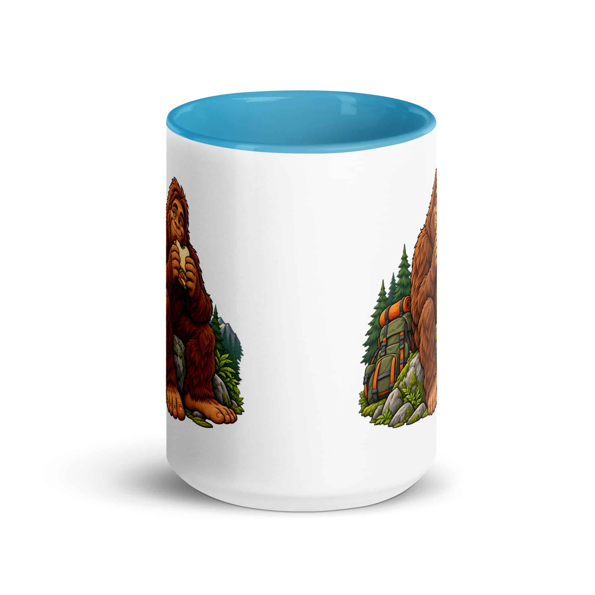 Snack Break Bigfoot Color Inside Mug