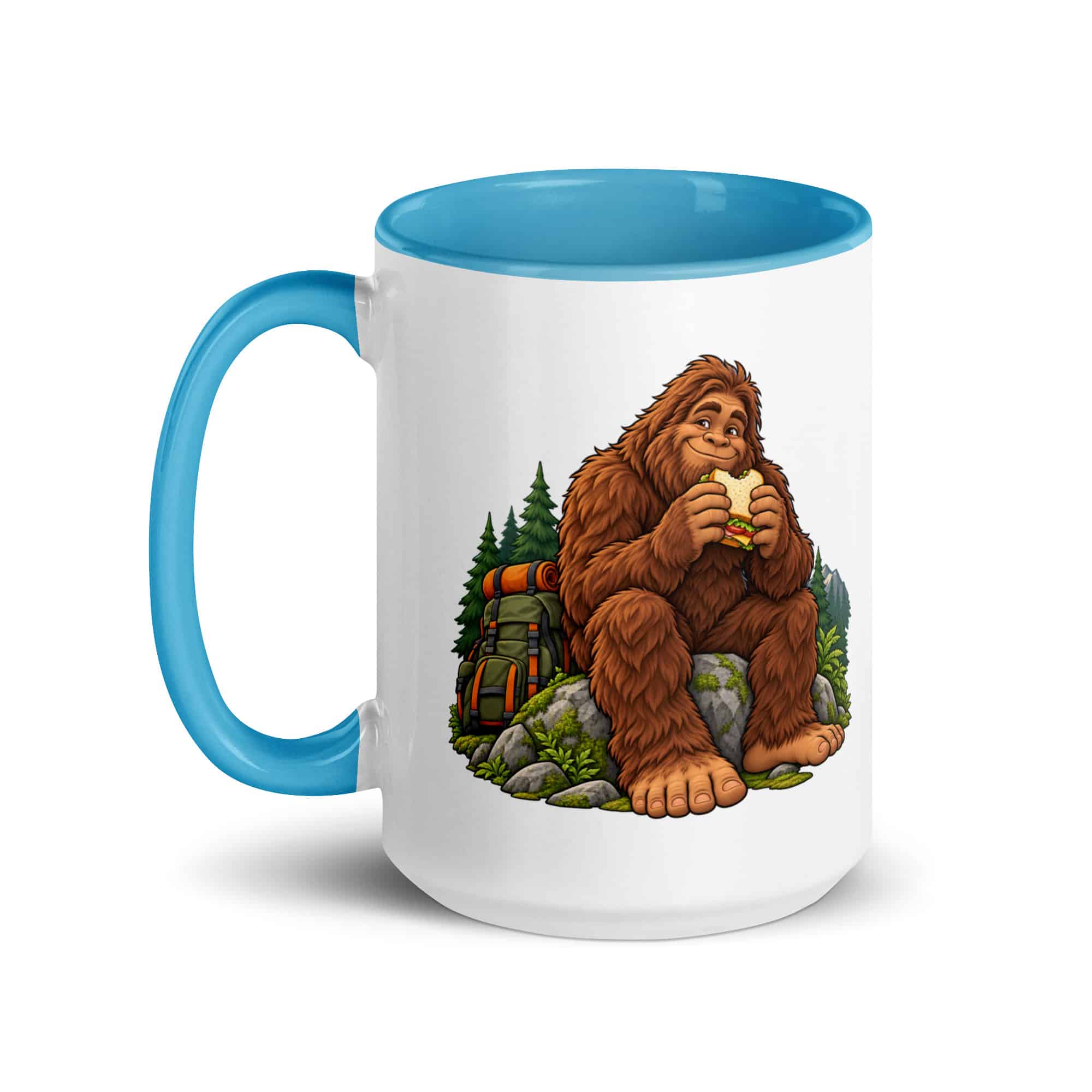 Snack Break Bigfoot Color Inside Mug