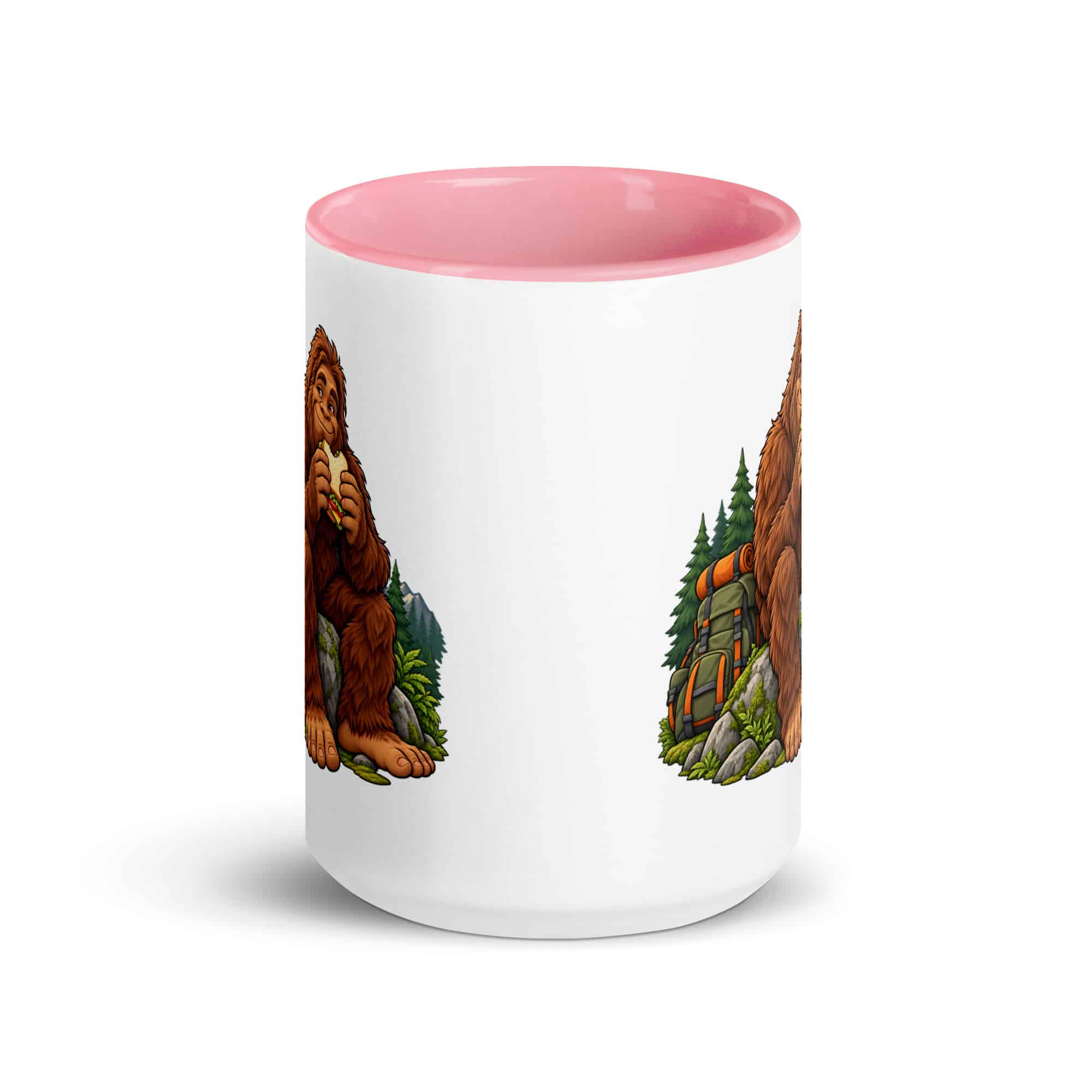 Snack Break Bigfoot Color Inside Mug