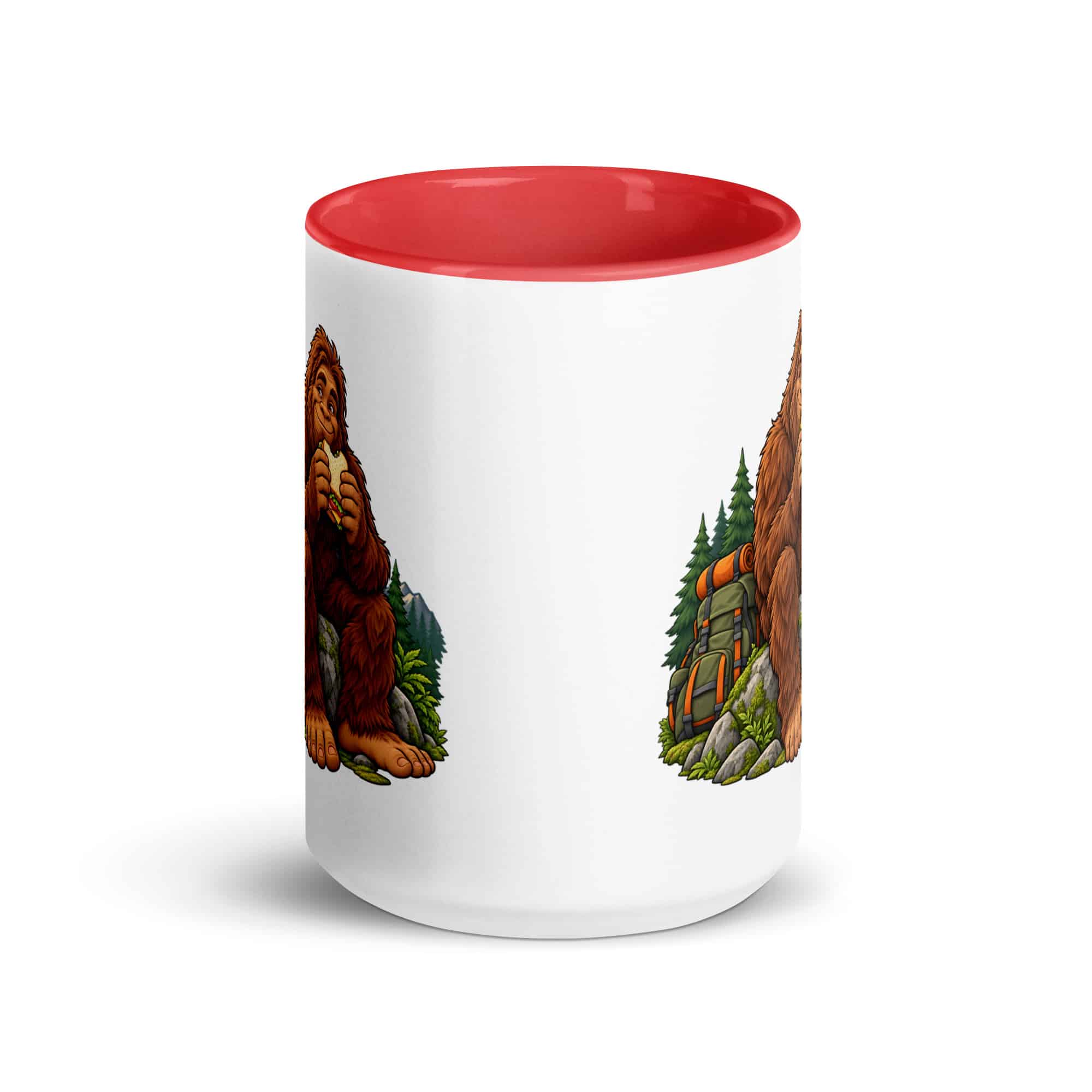 Snack Break Bigfoot Color Inside Mug