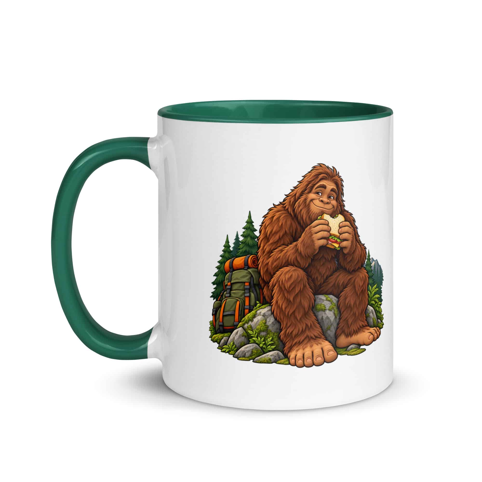 Snack Break Bigfoot Color Inside Mug