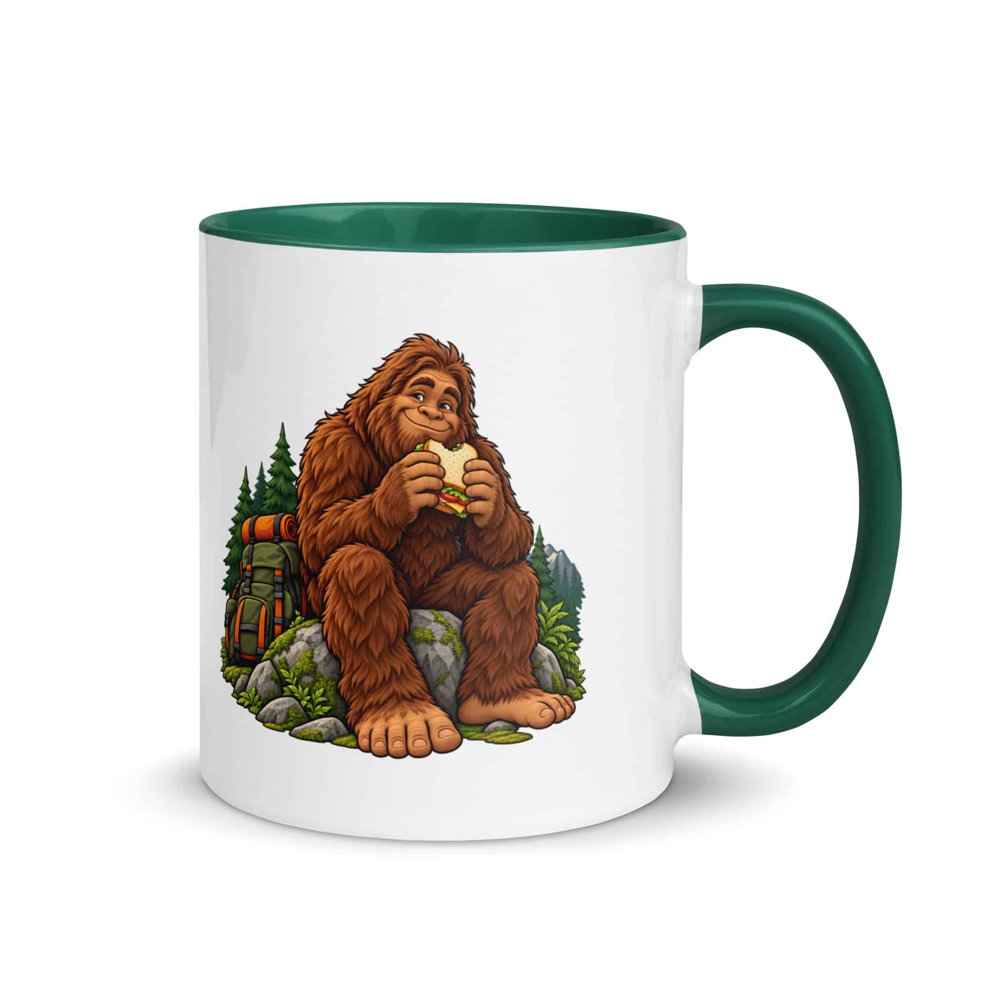 Snack Break Bigfoot Color Inside Mug