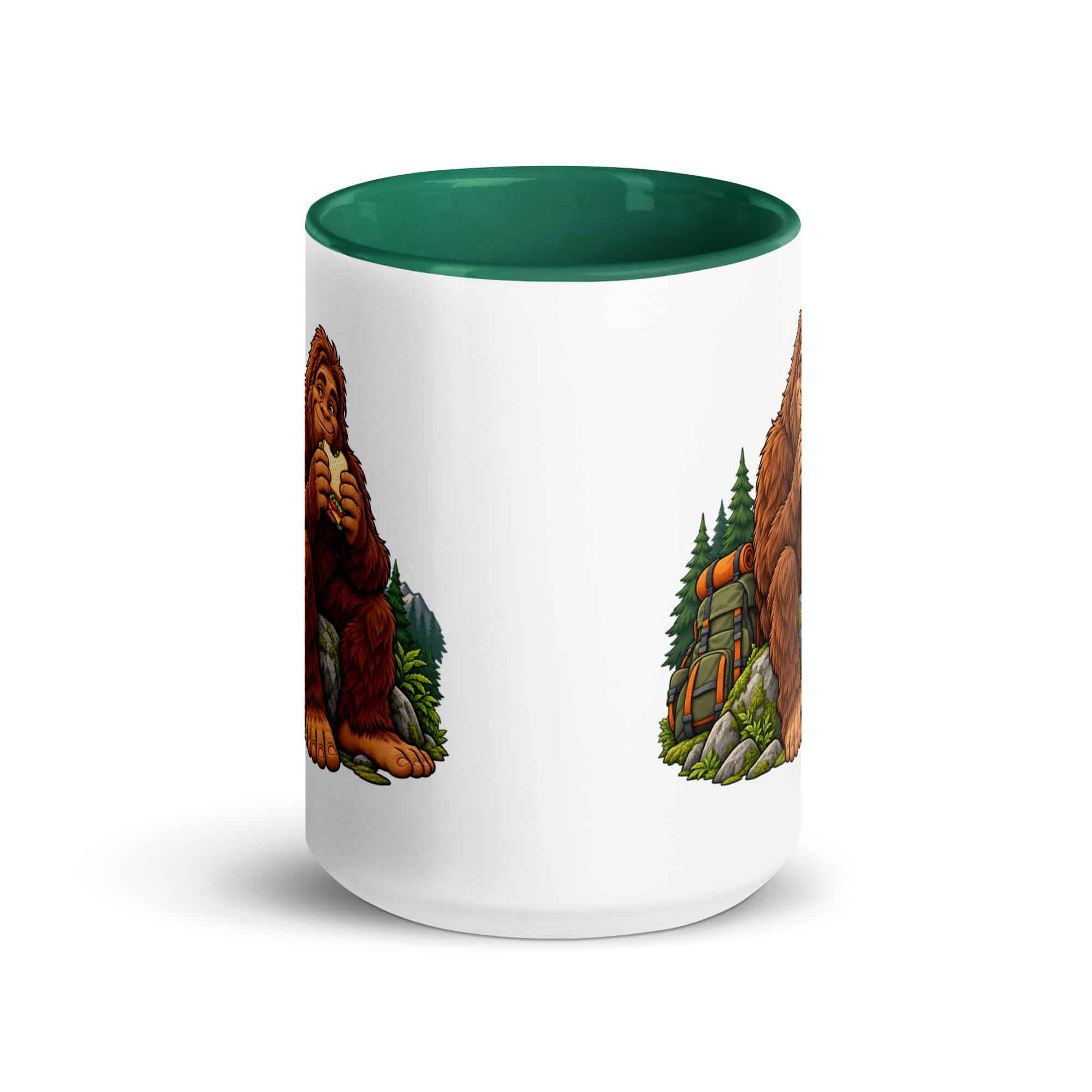 Snack Break Bigfoot Color Inside Mug