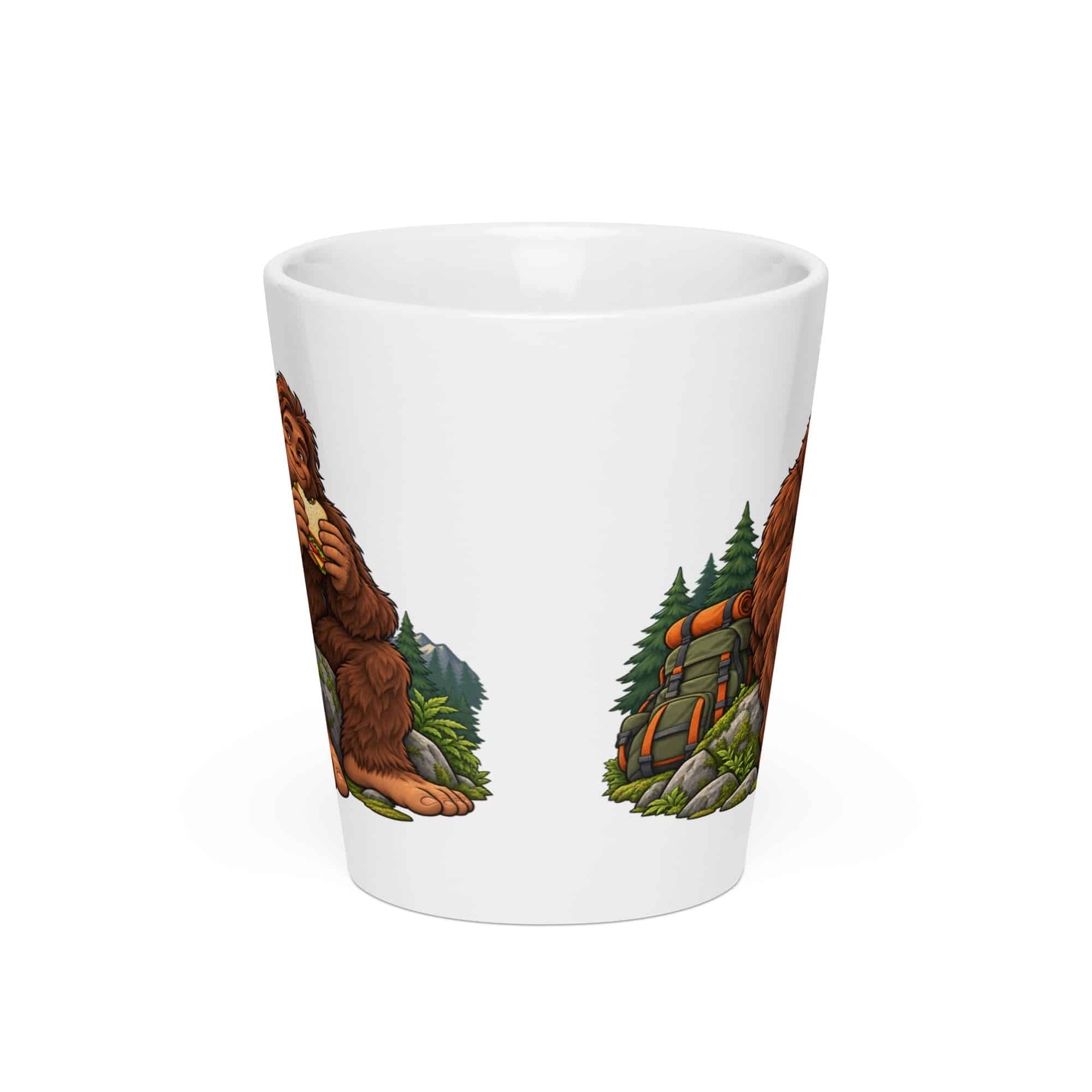 Bigfoot Trail Snack Break Latte Mug
