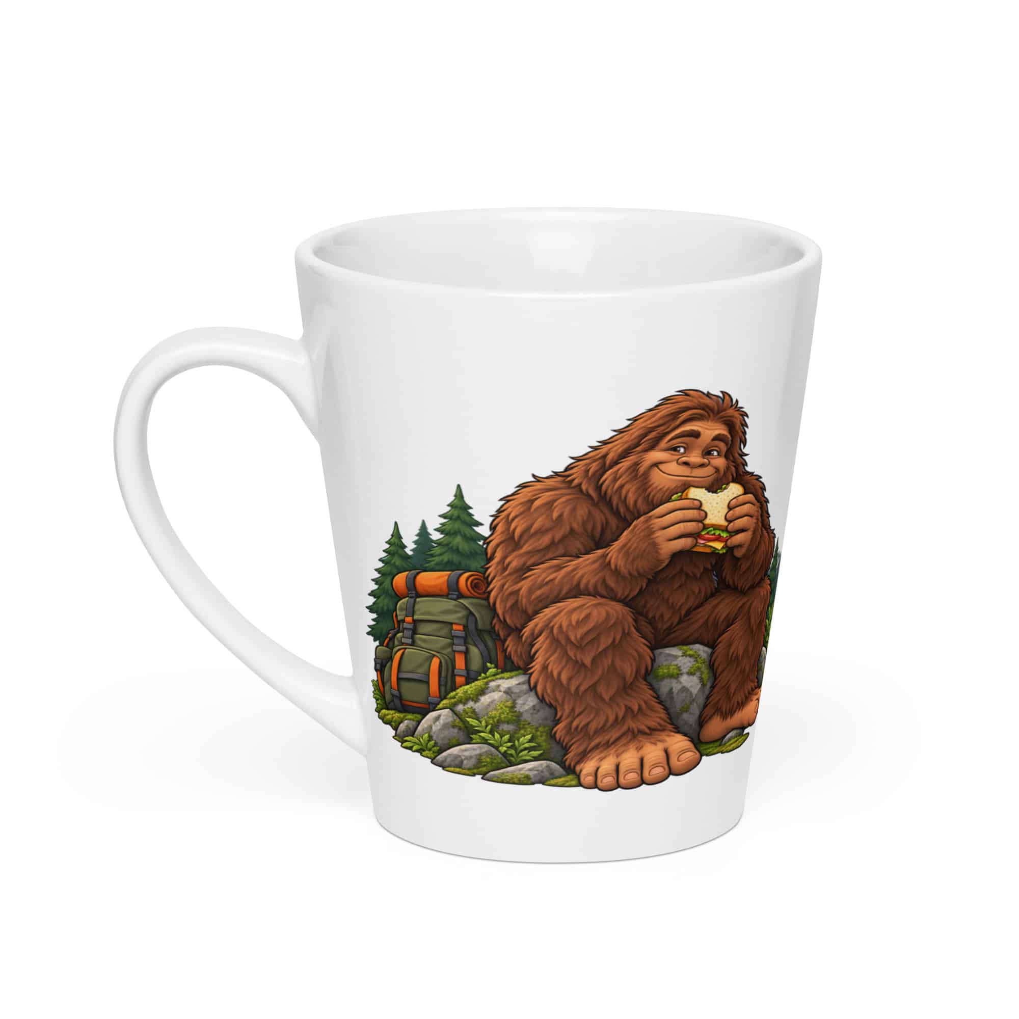 Bigfoot Trail Snack Break Latte Mug
