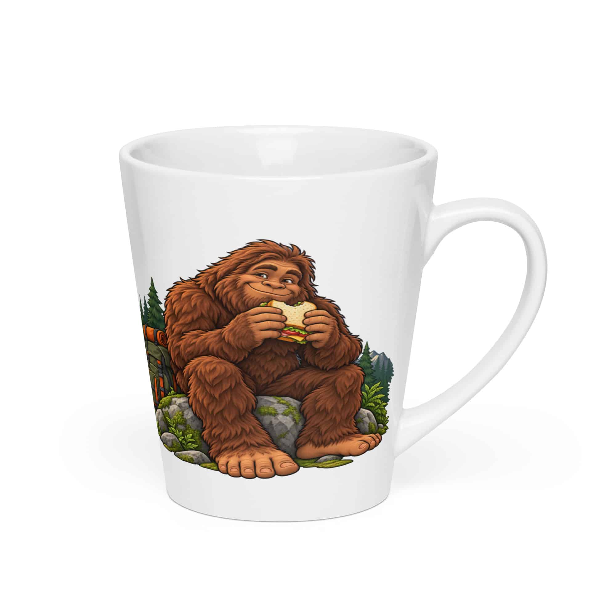 Bigfoot Trail Snack Break Latte Mug