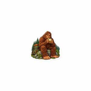 21 Bigfoot Snack Break Die-Cut Magnet - 3″×3″ - Main