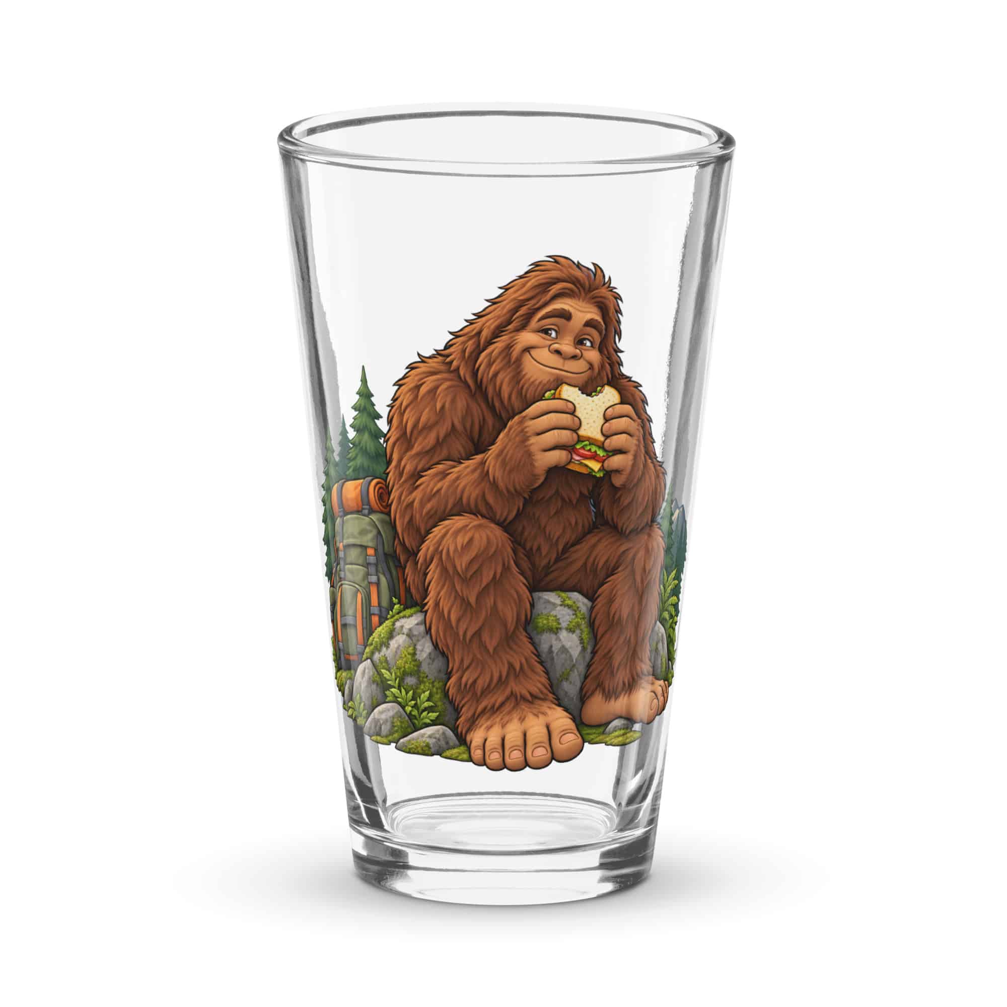 Snack Break Bigfoot Pint Glass