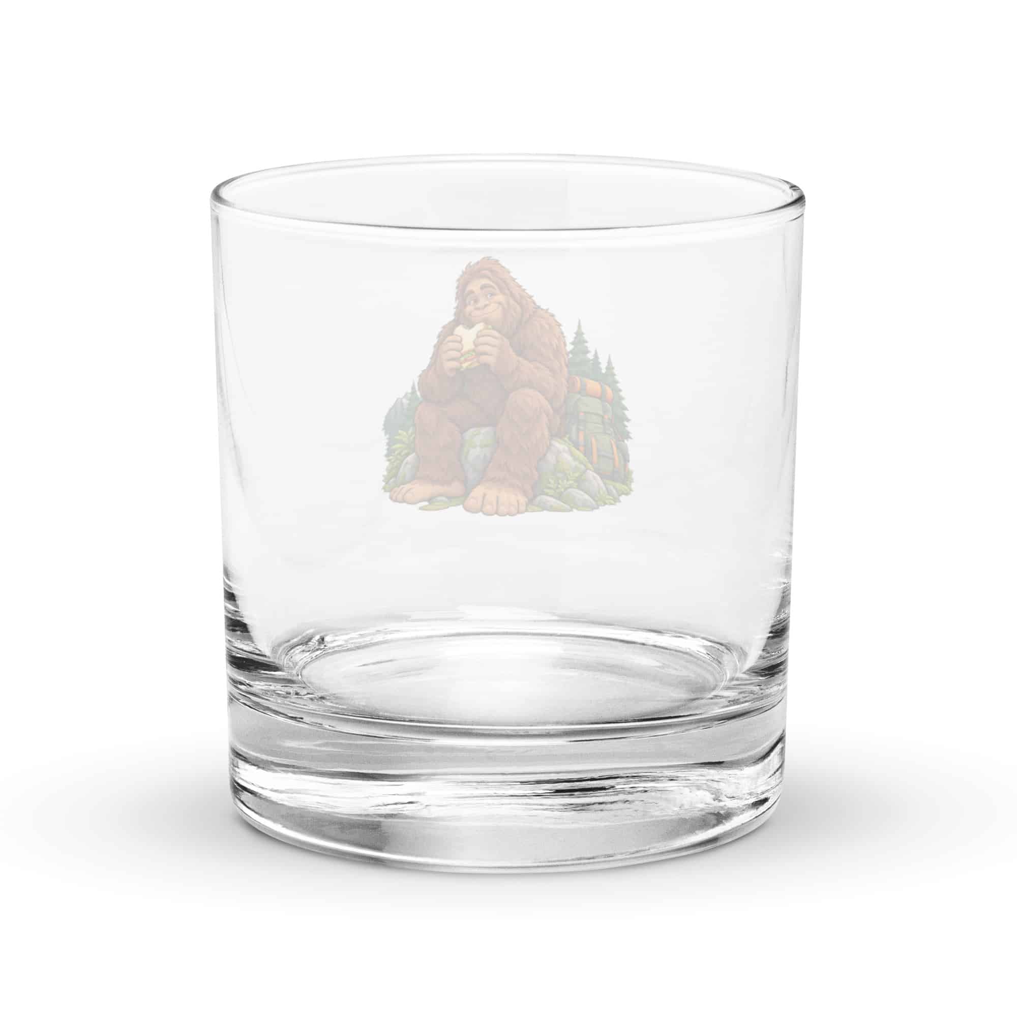 Snack Break Bigfoot Rocks Glass