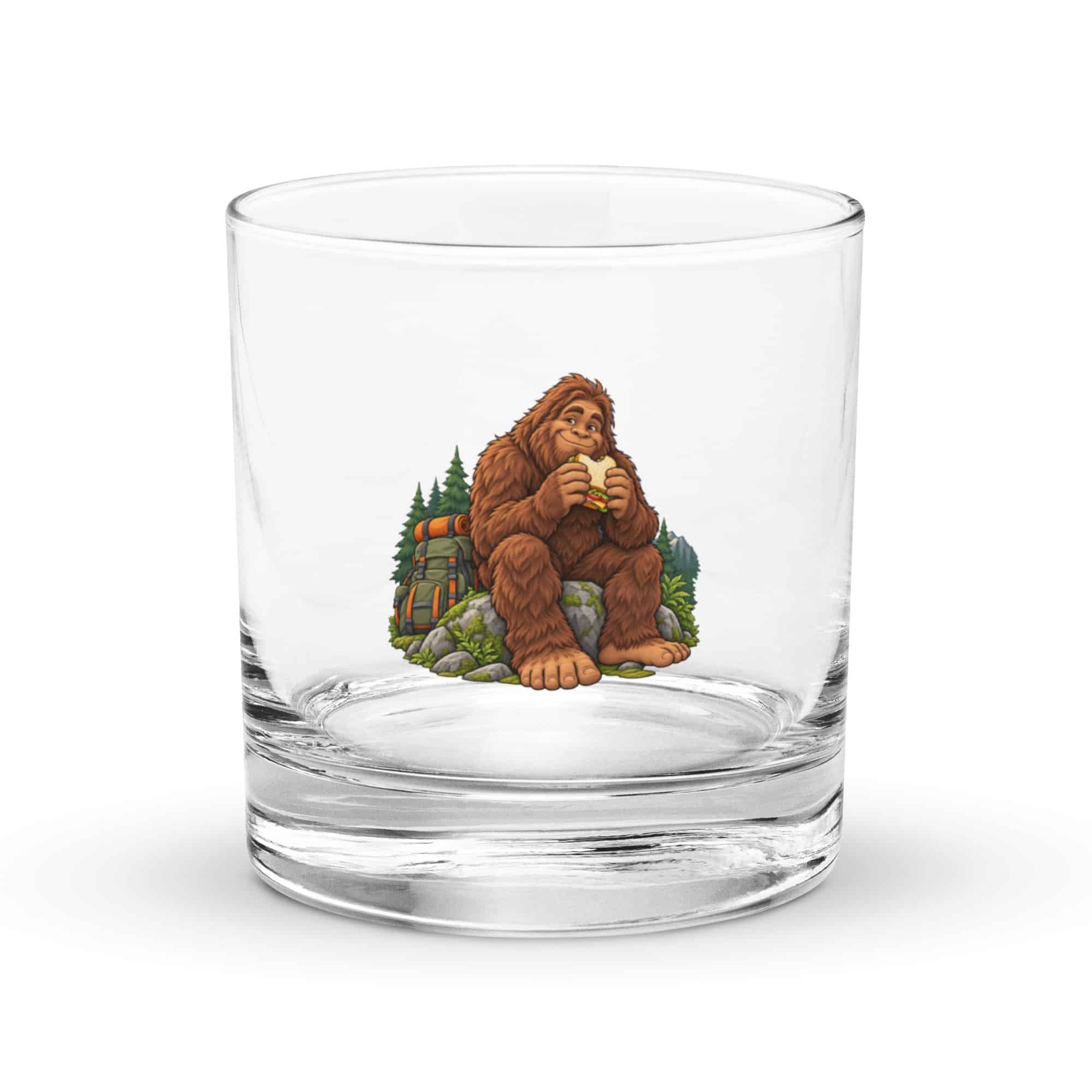 Snack Break Bigfoot Rocks Glass