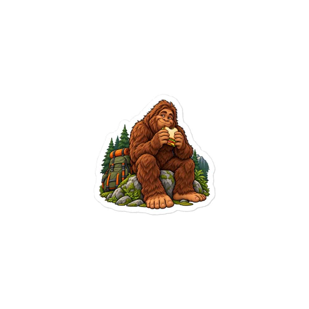 Bigfoot Trail Snack Break Vinyl Sticker
