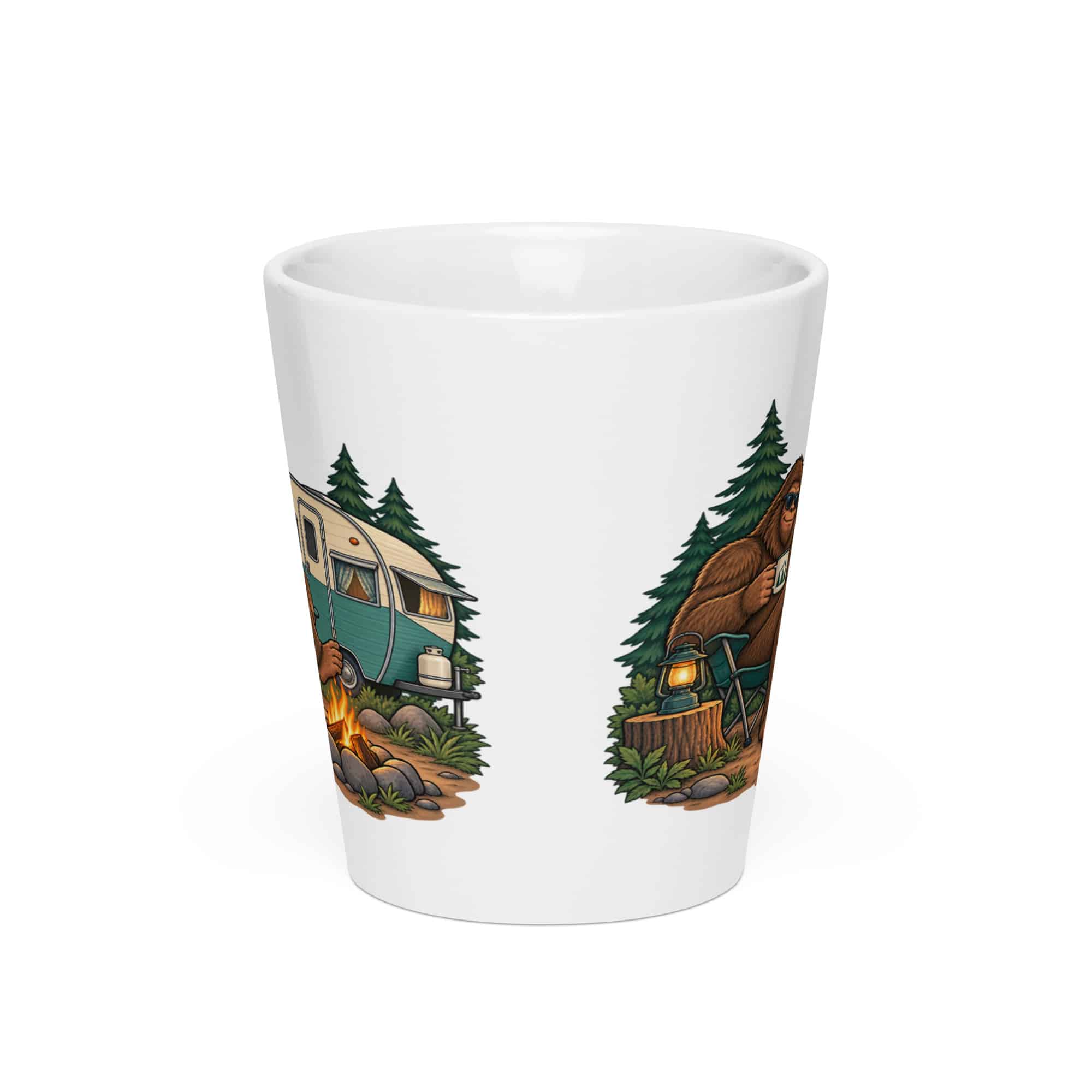 Bigfoot Camper Road Trip Latte Mug