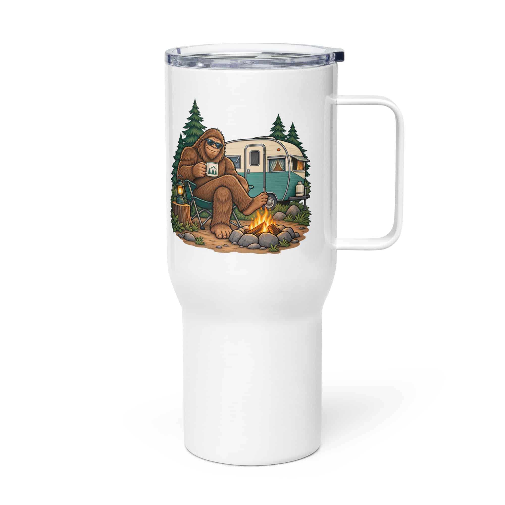Bigfoot Camper Road Trip Travel Mug