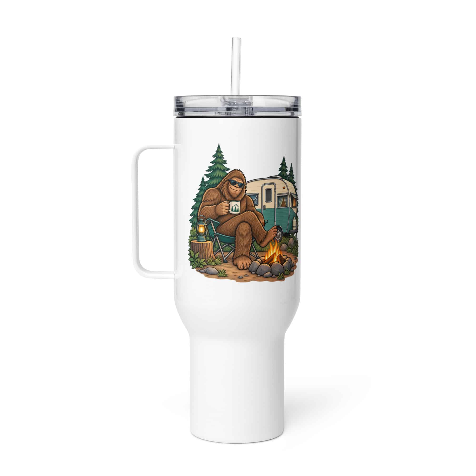 Bigfoot Camper Road Trip Travel Mug