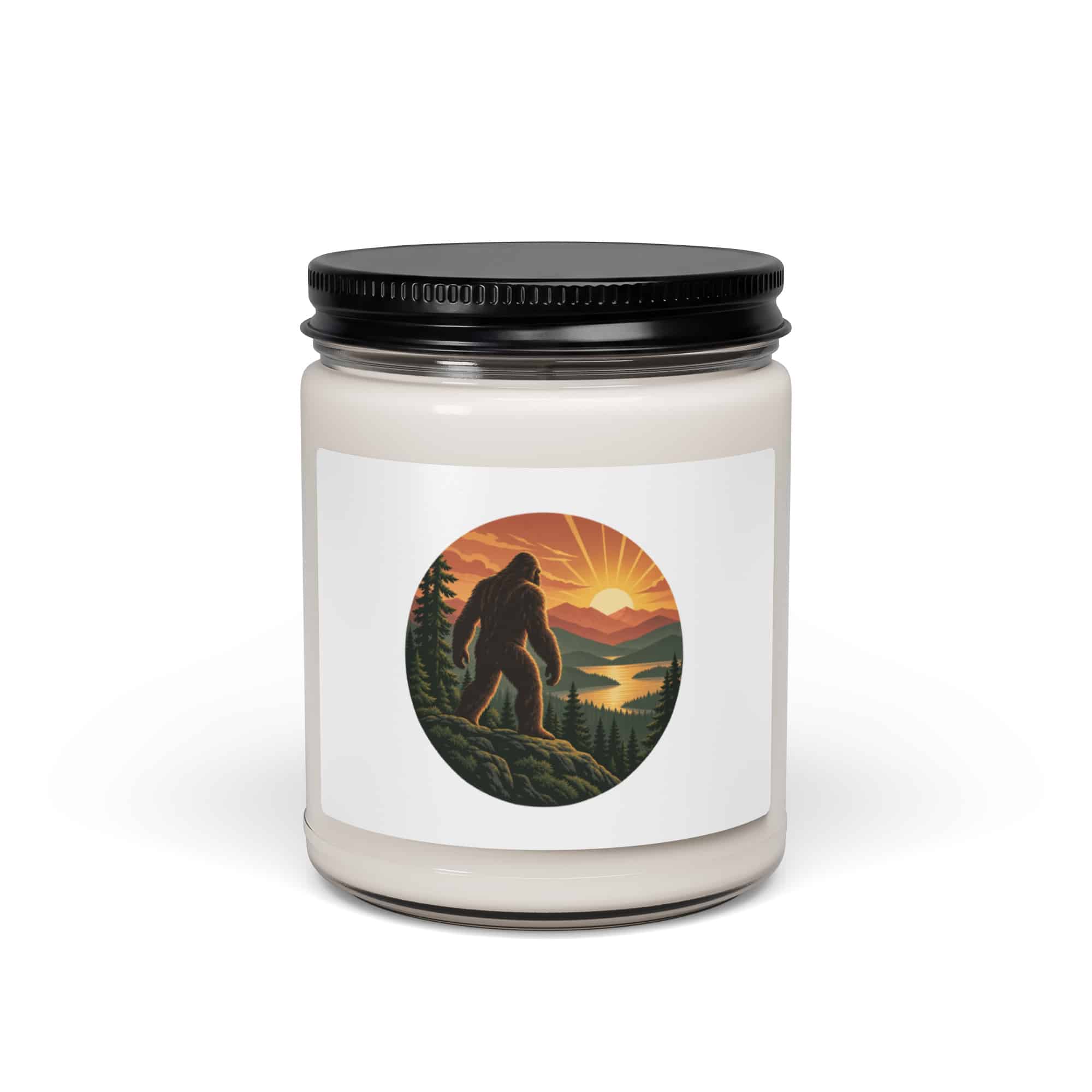 Sunrise Bigfoot Candle