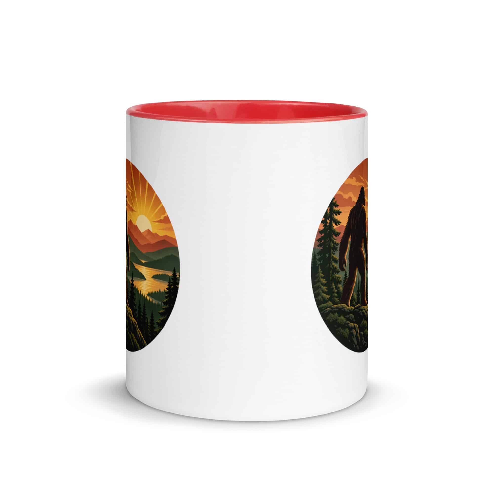 Sunrise Bigfoot Color Inside Mug