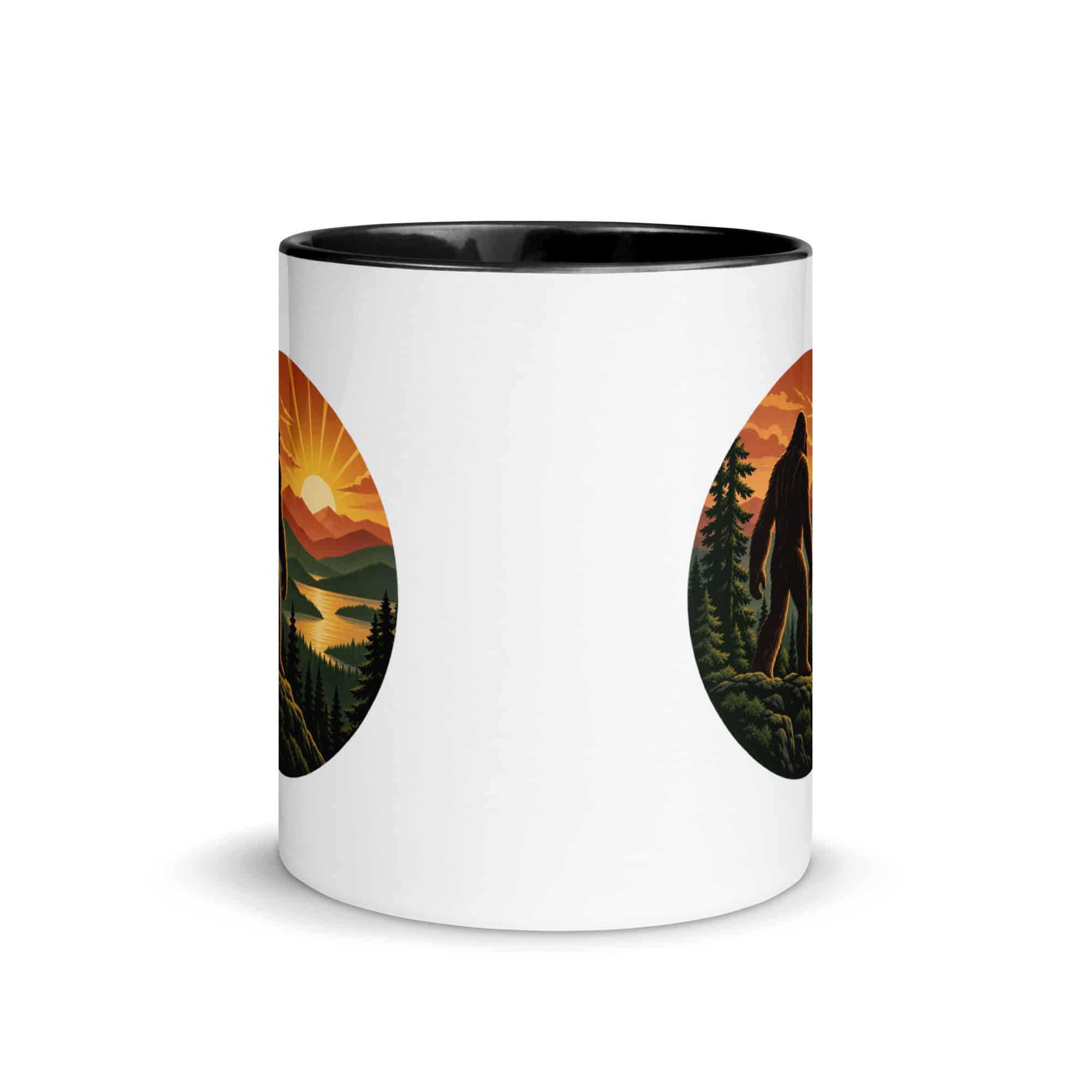 Sunrise Bigfoot Color Inside Mug