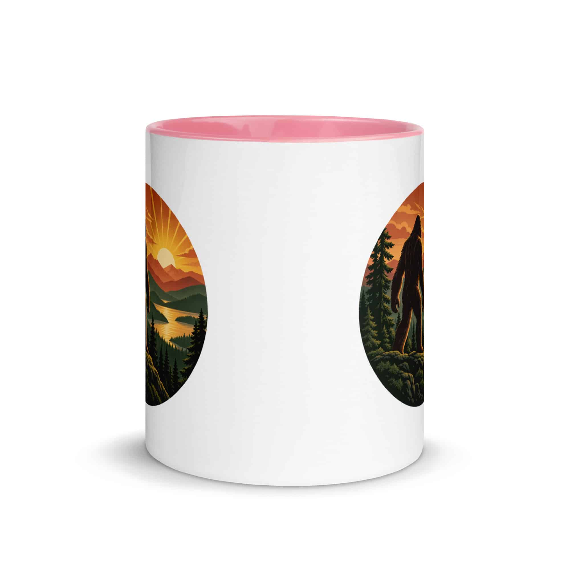 Sunrise Bigfoot Color Inside Mug