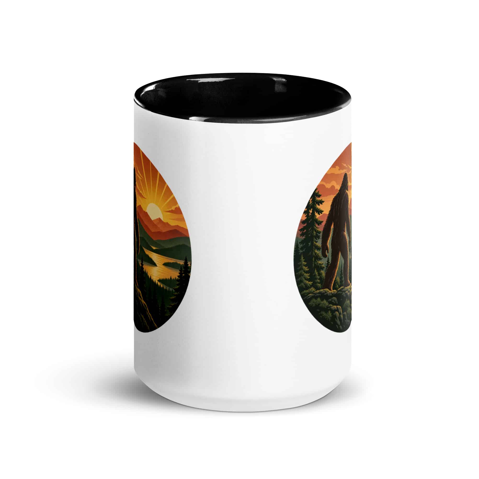 Sunrise Bigfoot Color Inside Mug