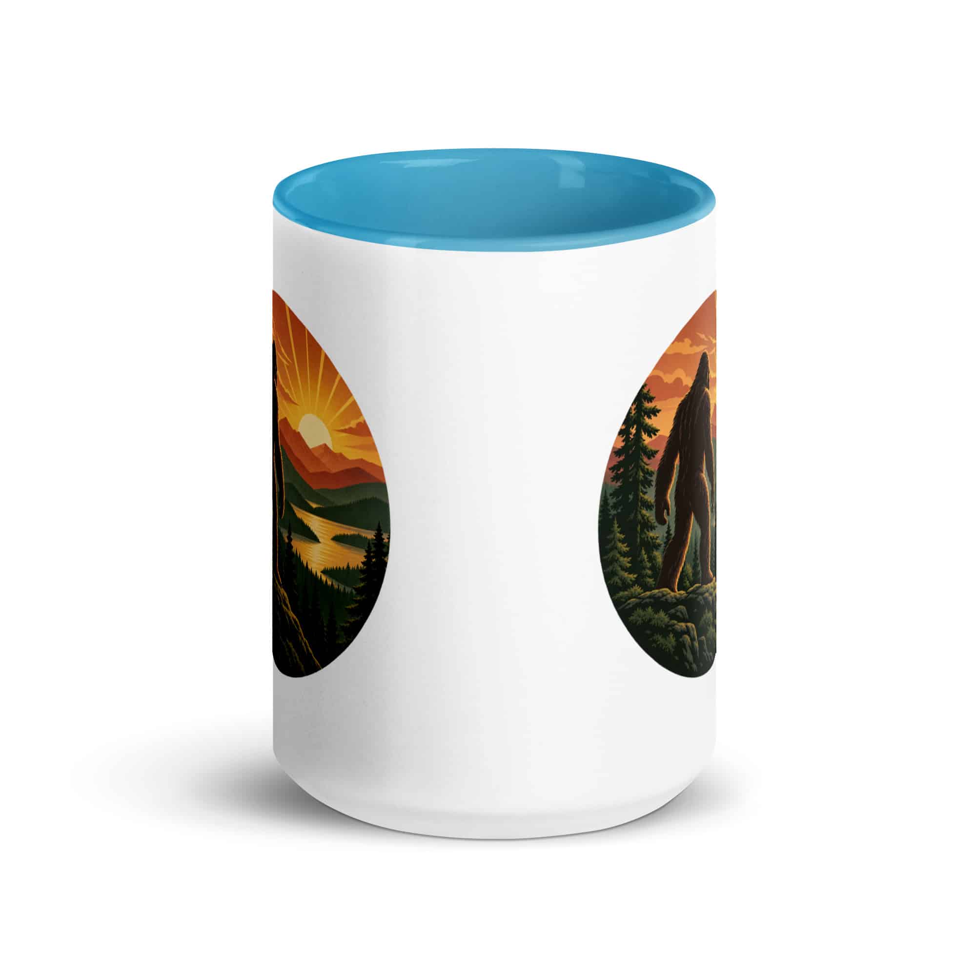 Sunrise Bigfoot Color Inside Mug